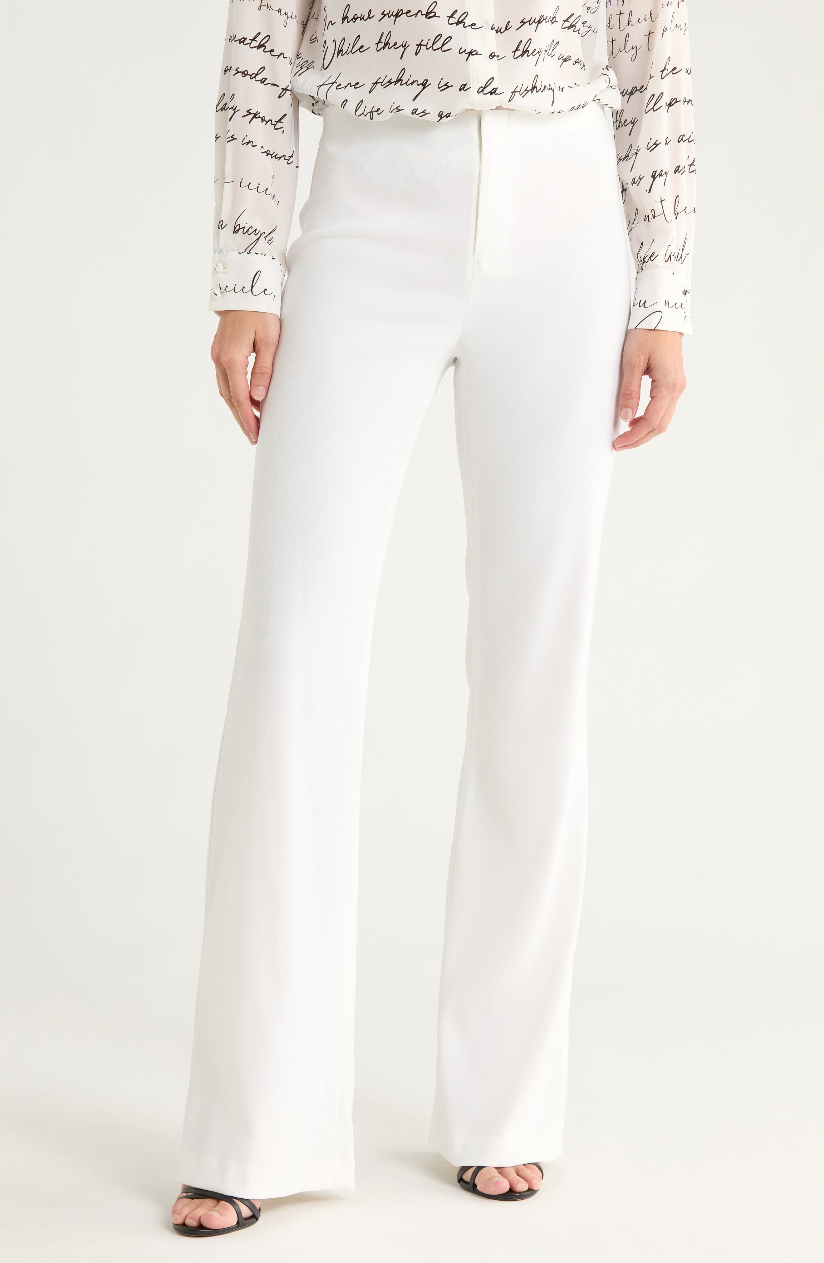 Teeny Low Rise Fit & Flare Bootcut Pants - image 1