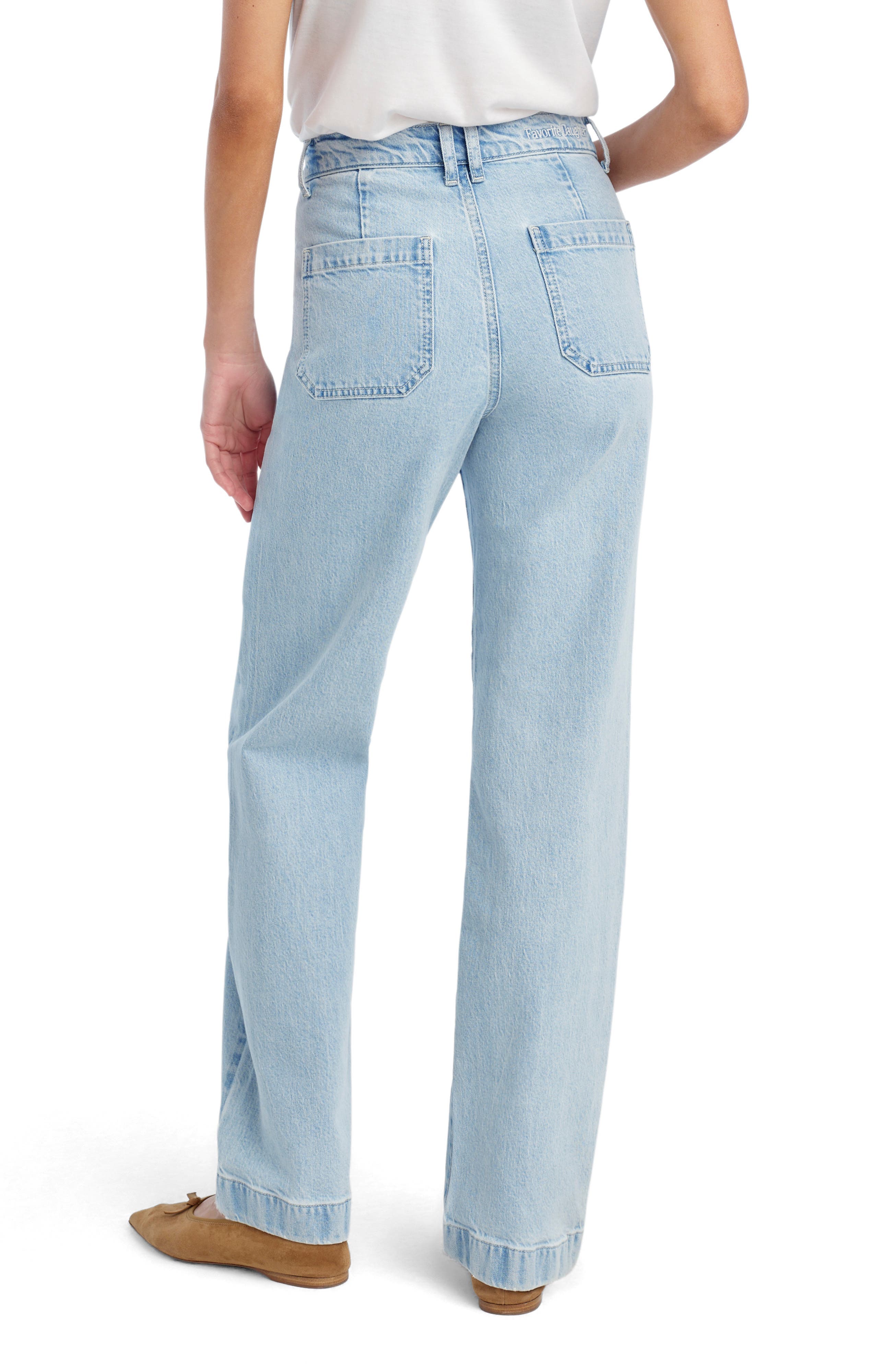 The Kelly High Waist Straight Leg Trouser Jeans - image 2