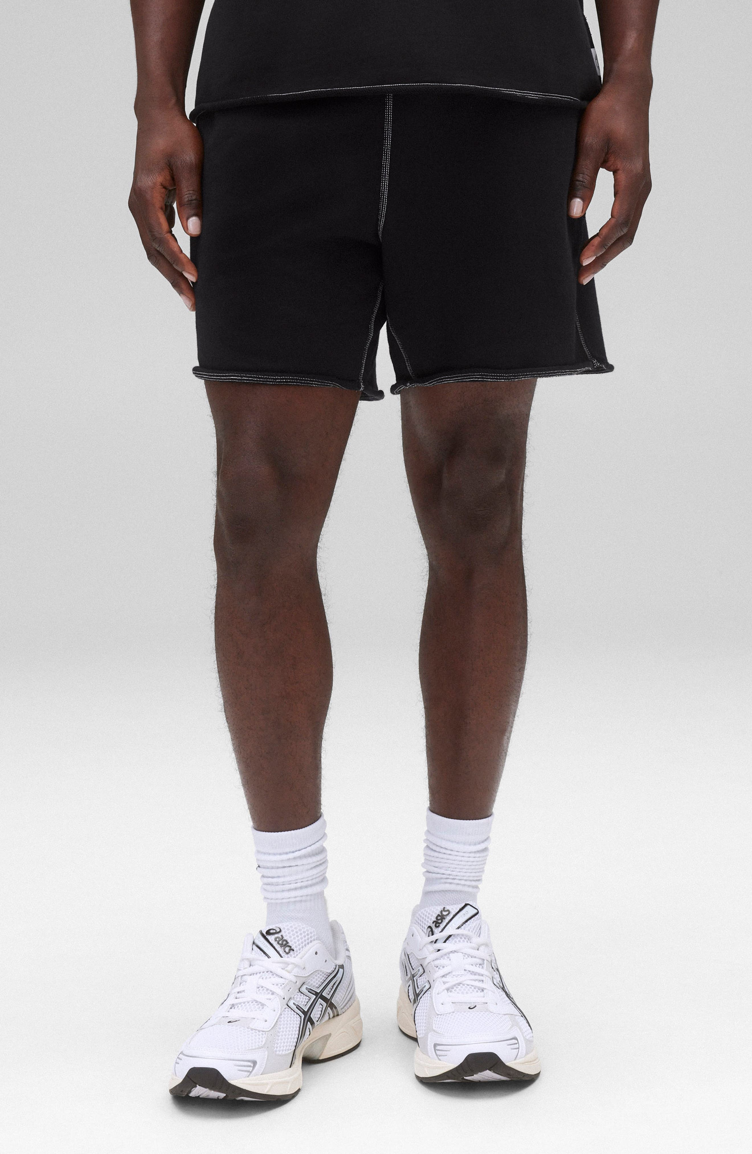Lightweight Terry Cutoff Shorts - image 1