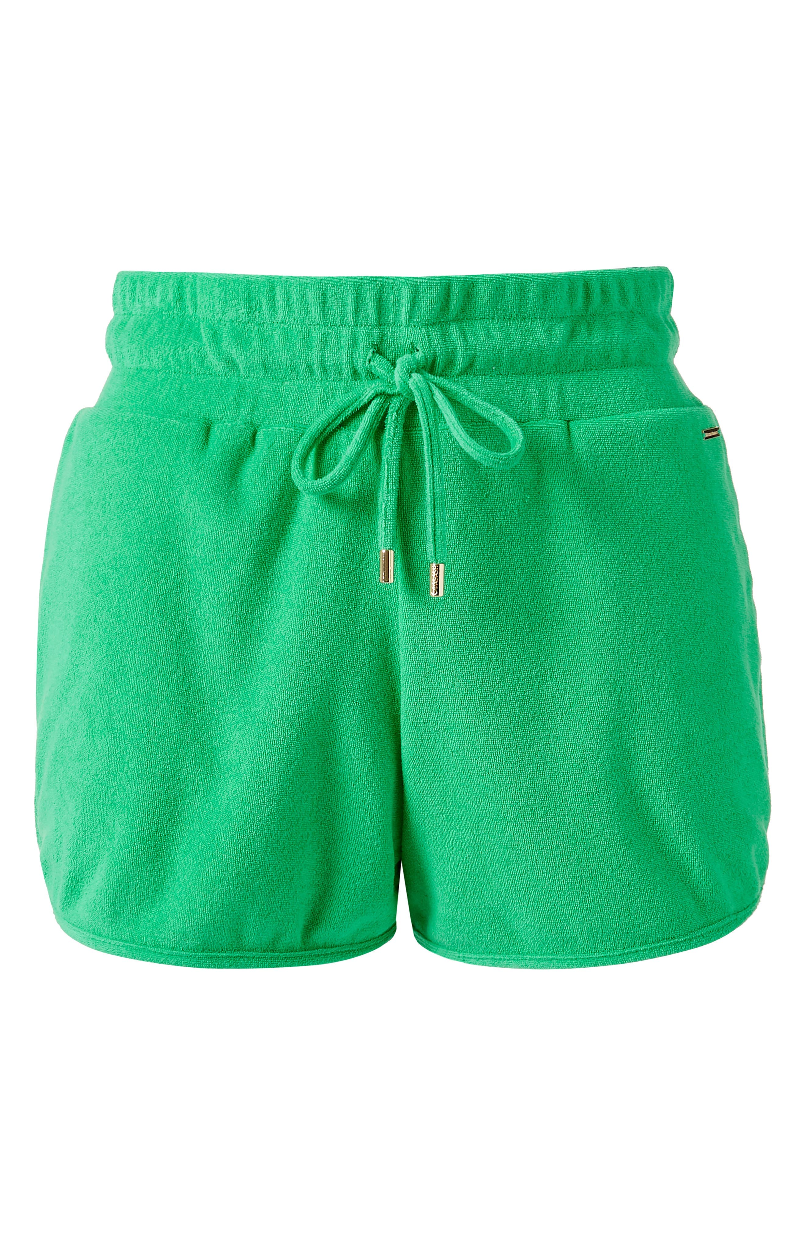 Harley Cotton Blend Terry Cover-Up Shorts