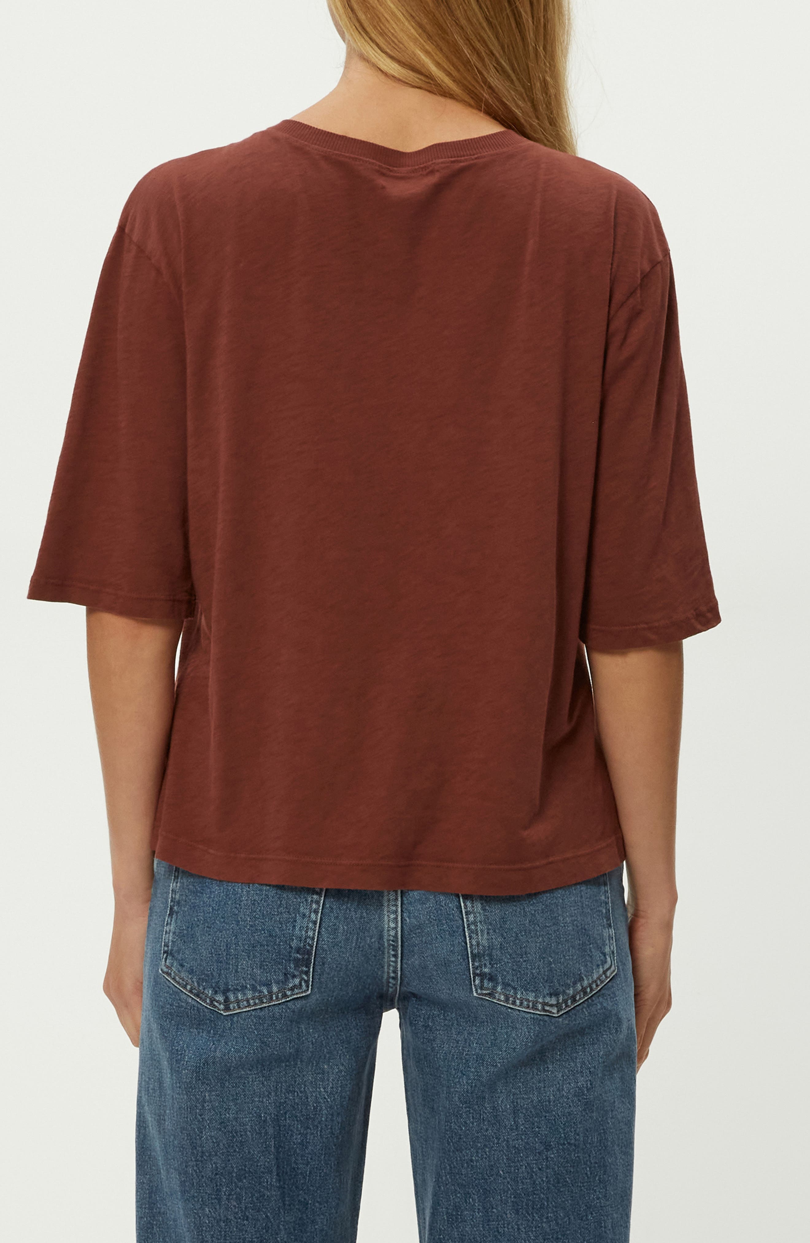 Reid Oversize Supima Cotton Slub T-Shirt - image 2