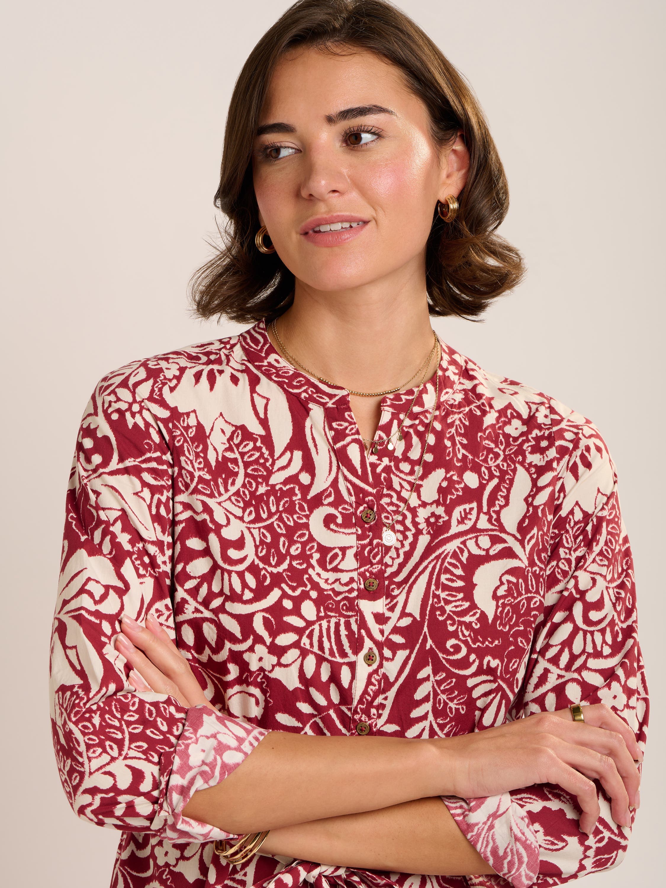 Alise Midi Shirt Dress - image 2