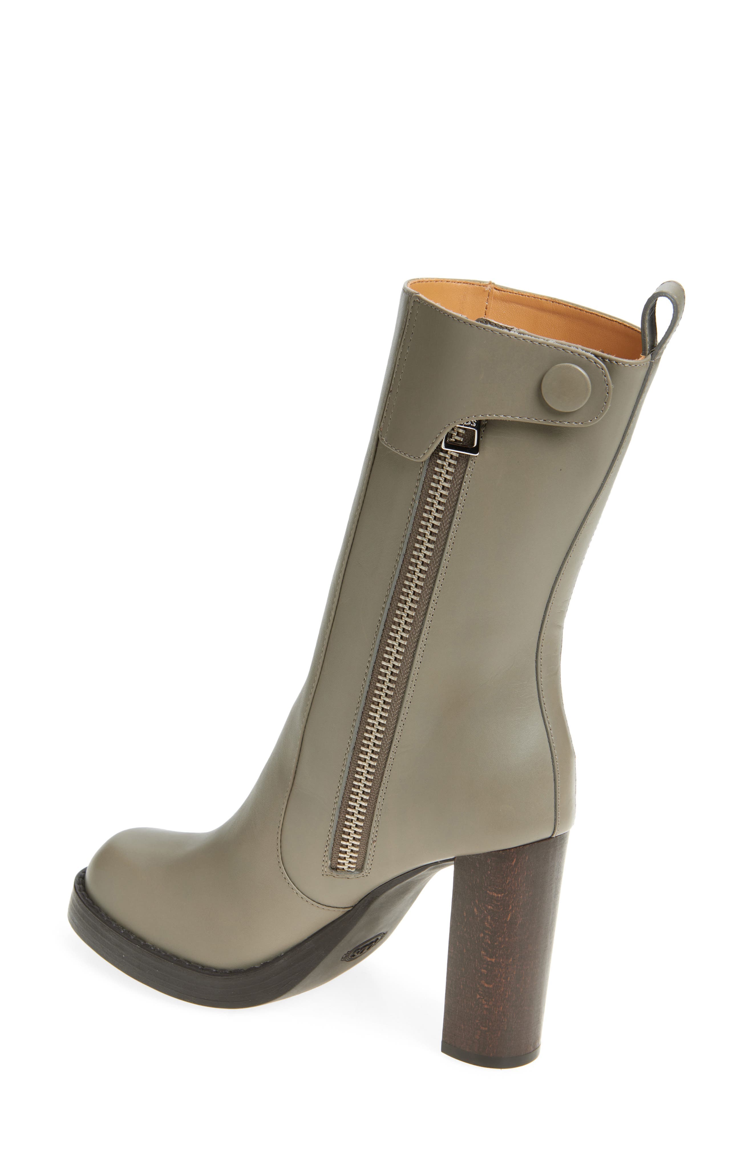 Tube Block Heel Bootie - image 2