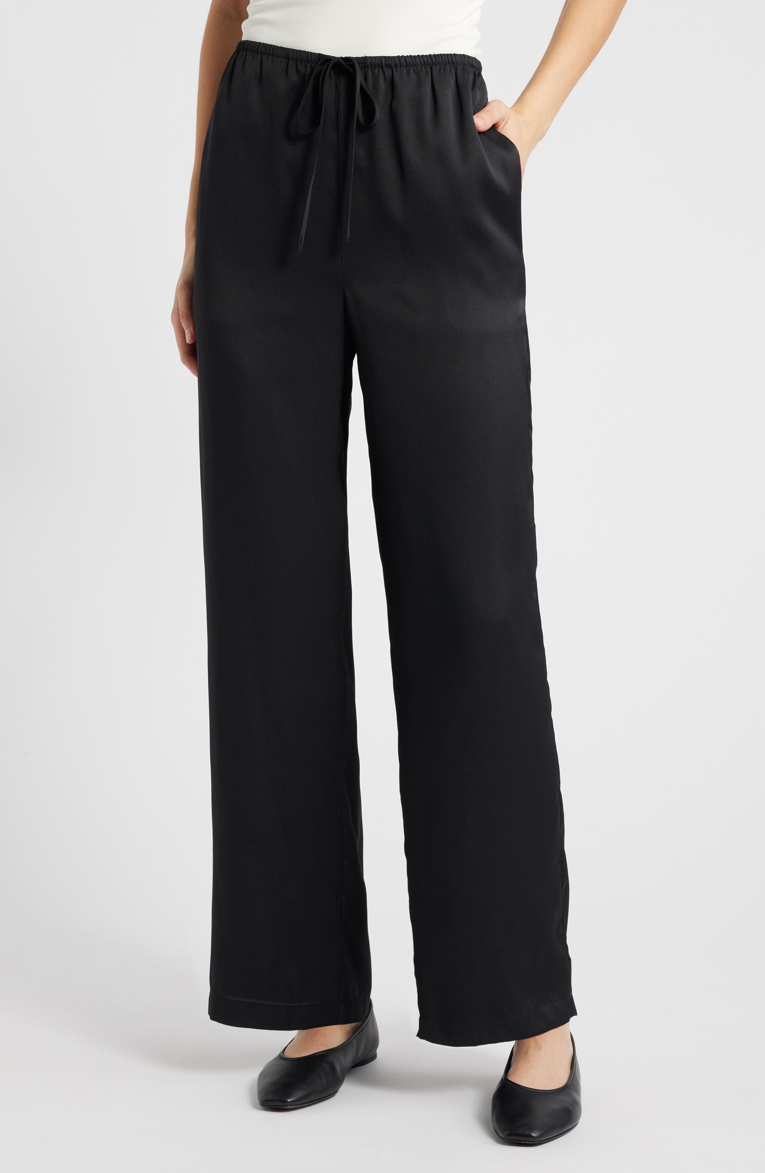 Damani Wide Leg Drawstring Pants - image 1