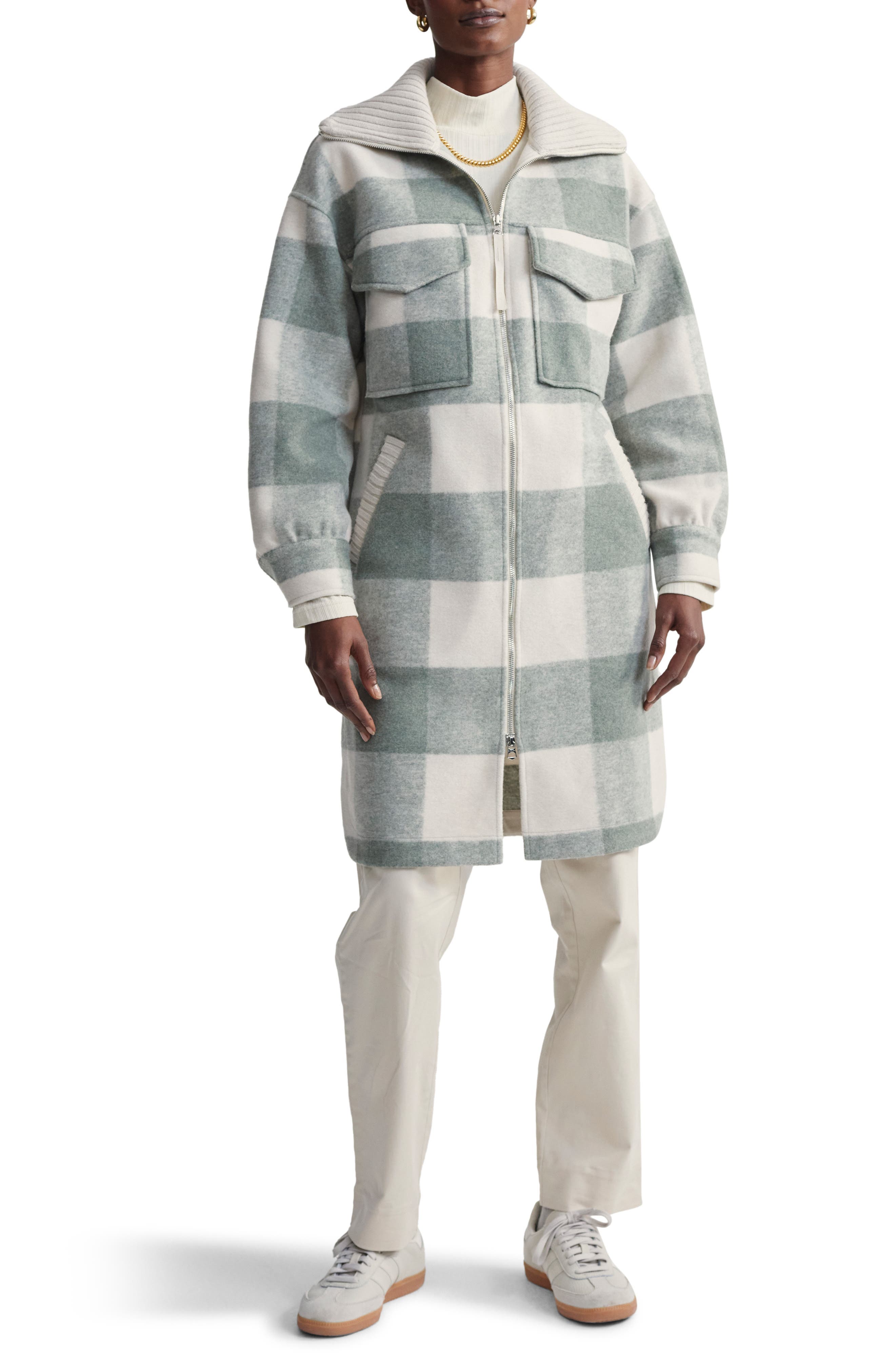 Adriana Relaxed Fleece Coat - image 1