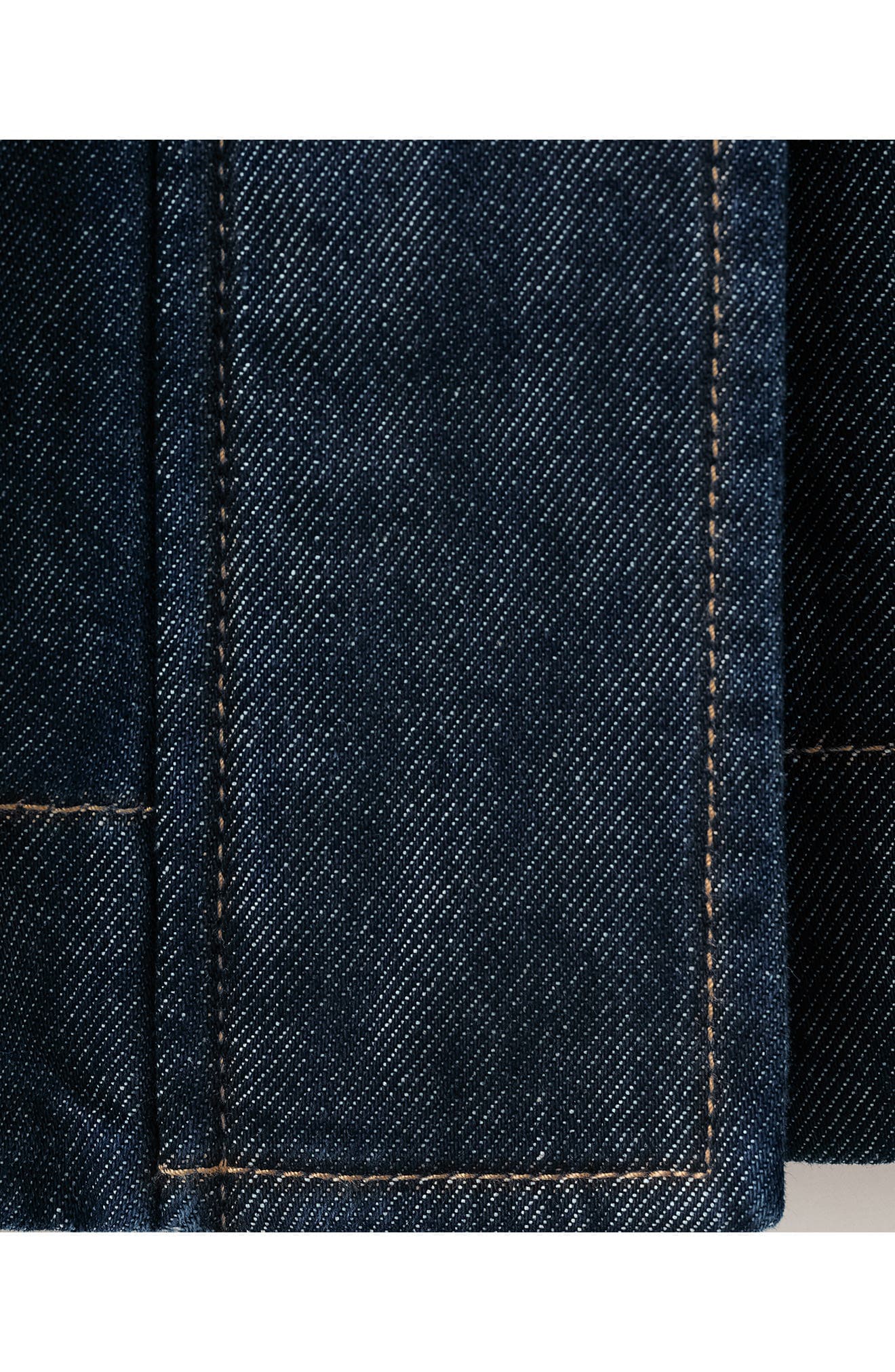 Gathered Waist Denim Parka - image 2