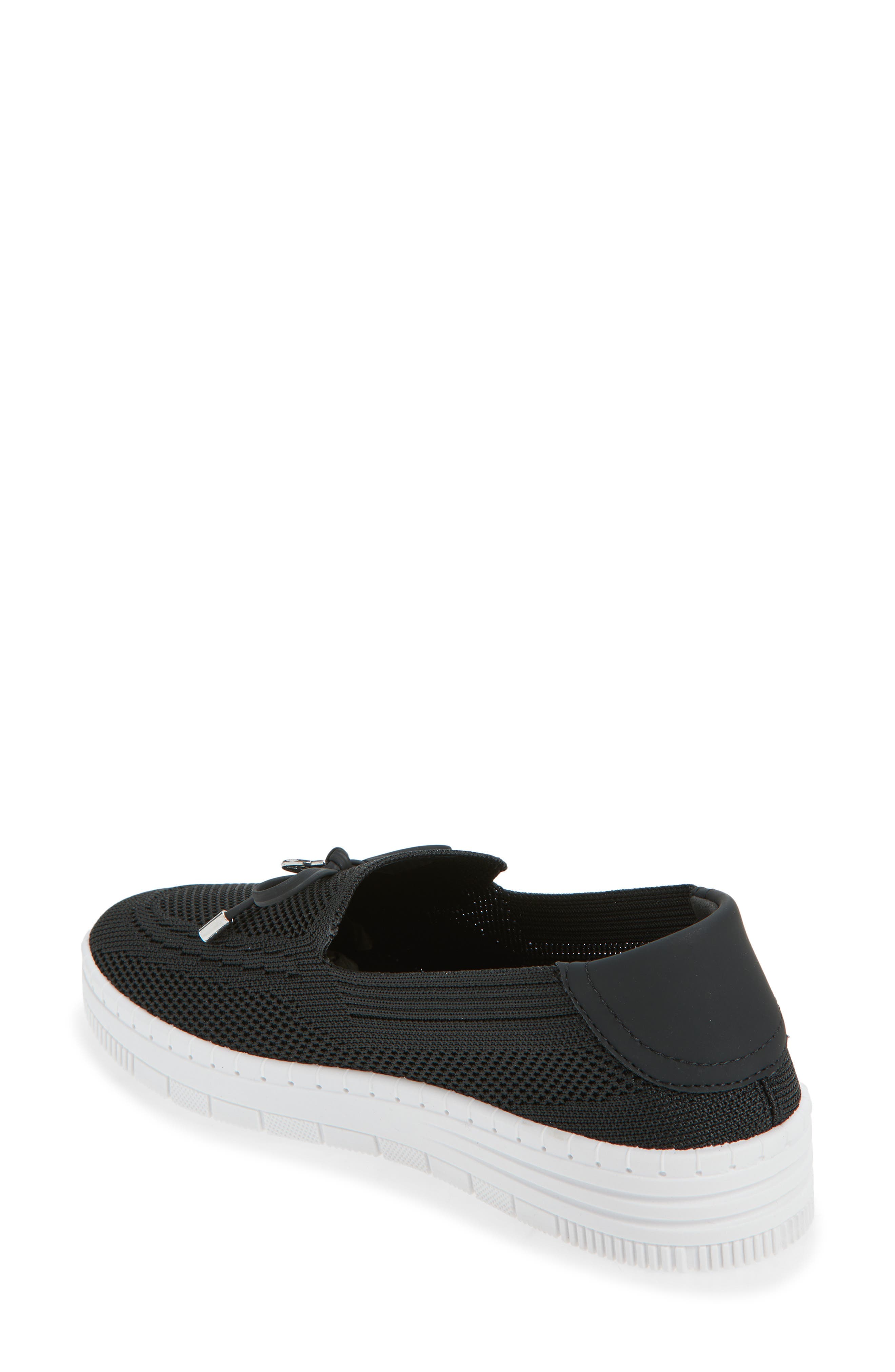 Annette Bow Charm Knit Slip-On Sneaker - image 2