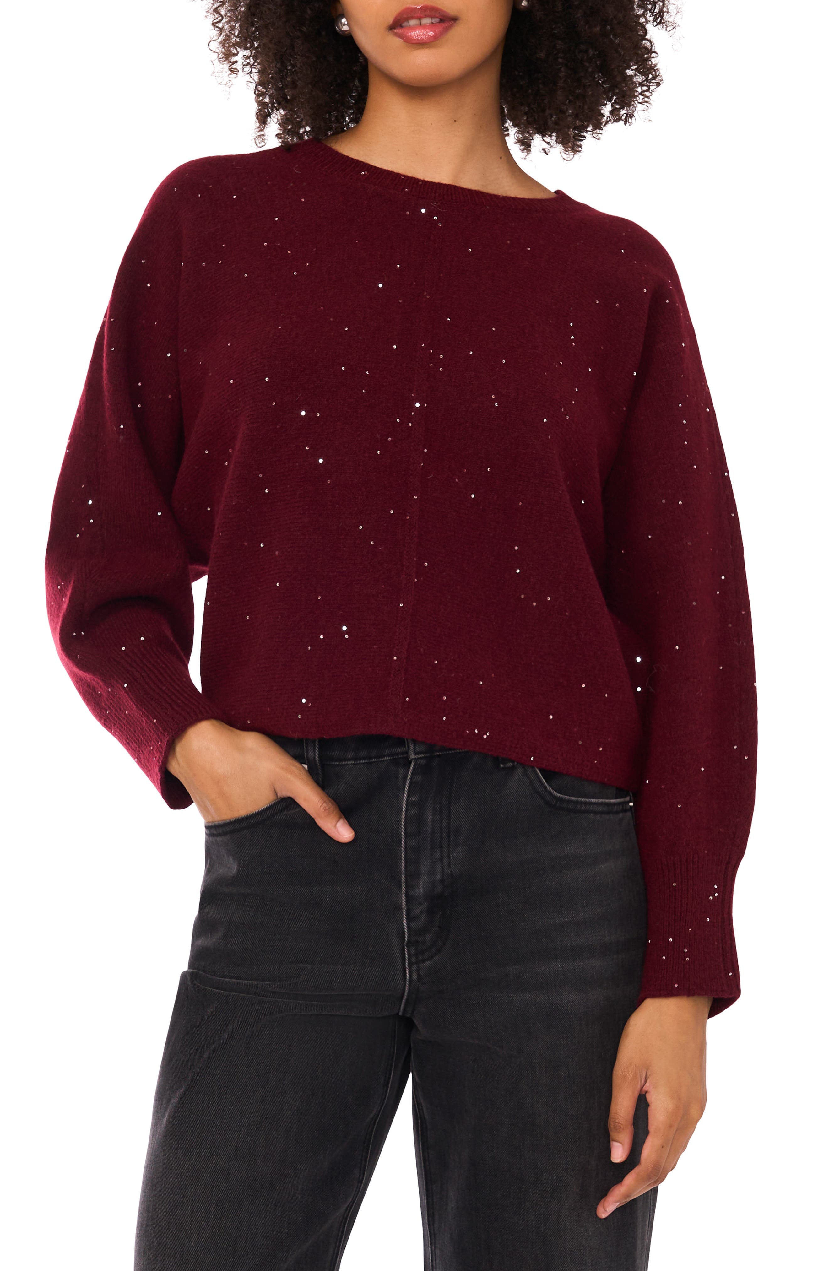 Sparkle Crewneck Sweater - image 3