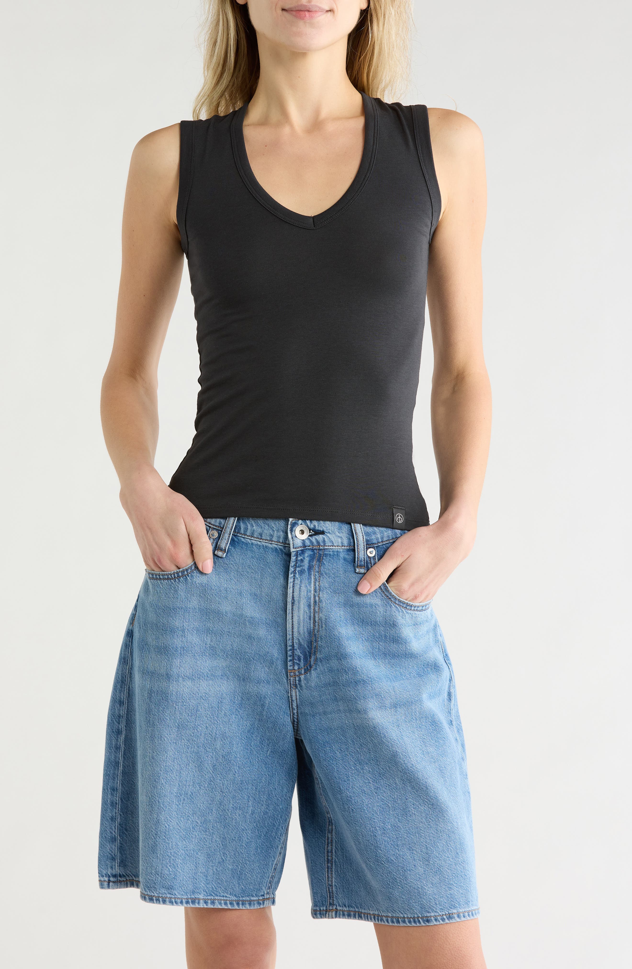 Lucy V-Neck Sleeveless Top - image 1