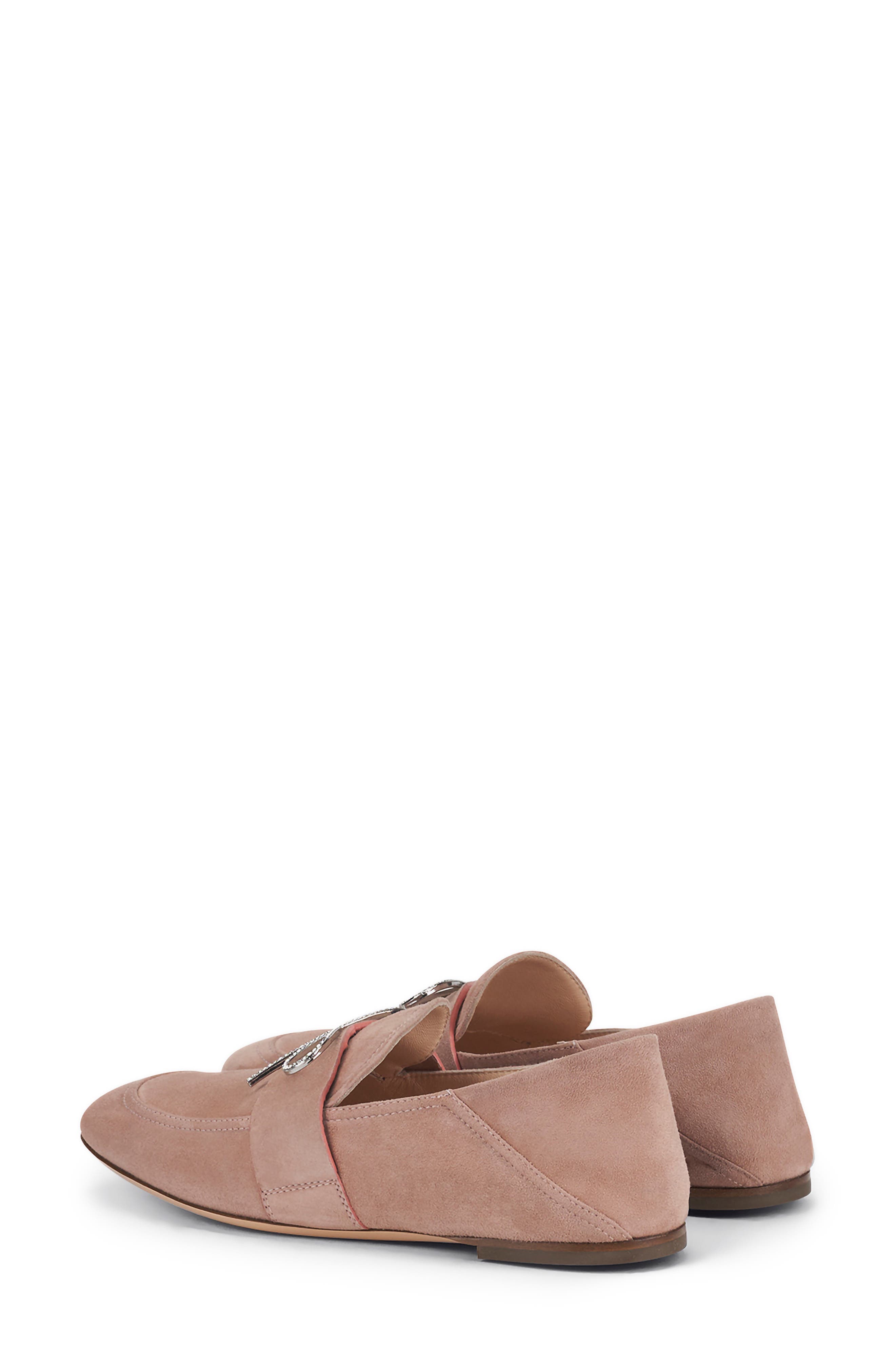 Crystal Ribbon Leather Loafer - image 2