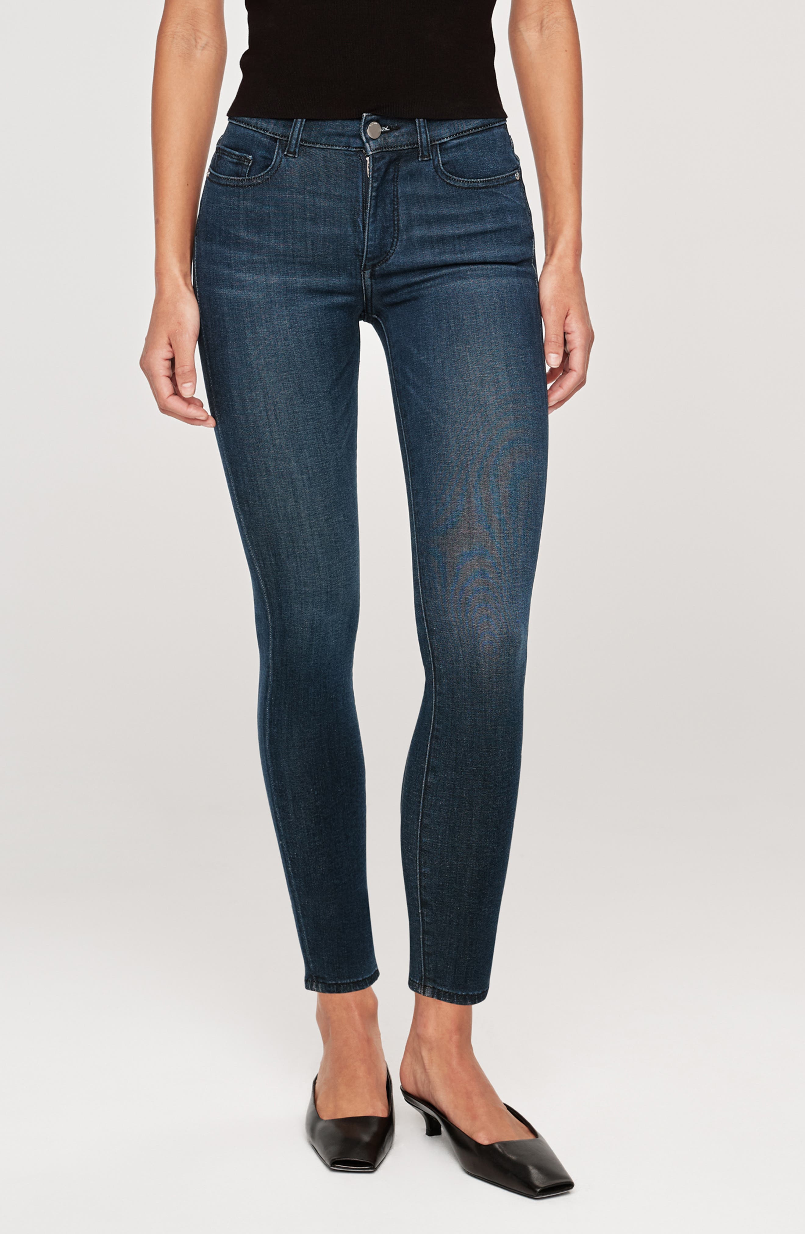 Farrow Instasculpt High Waist Ankle Skinny Jeans - image 1