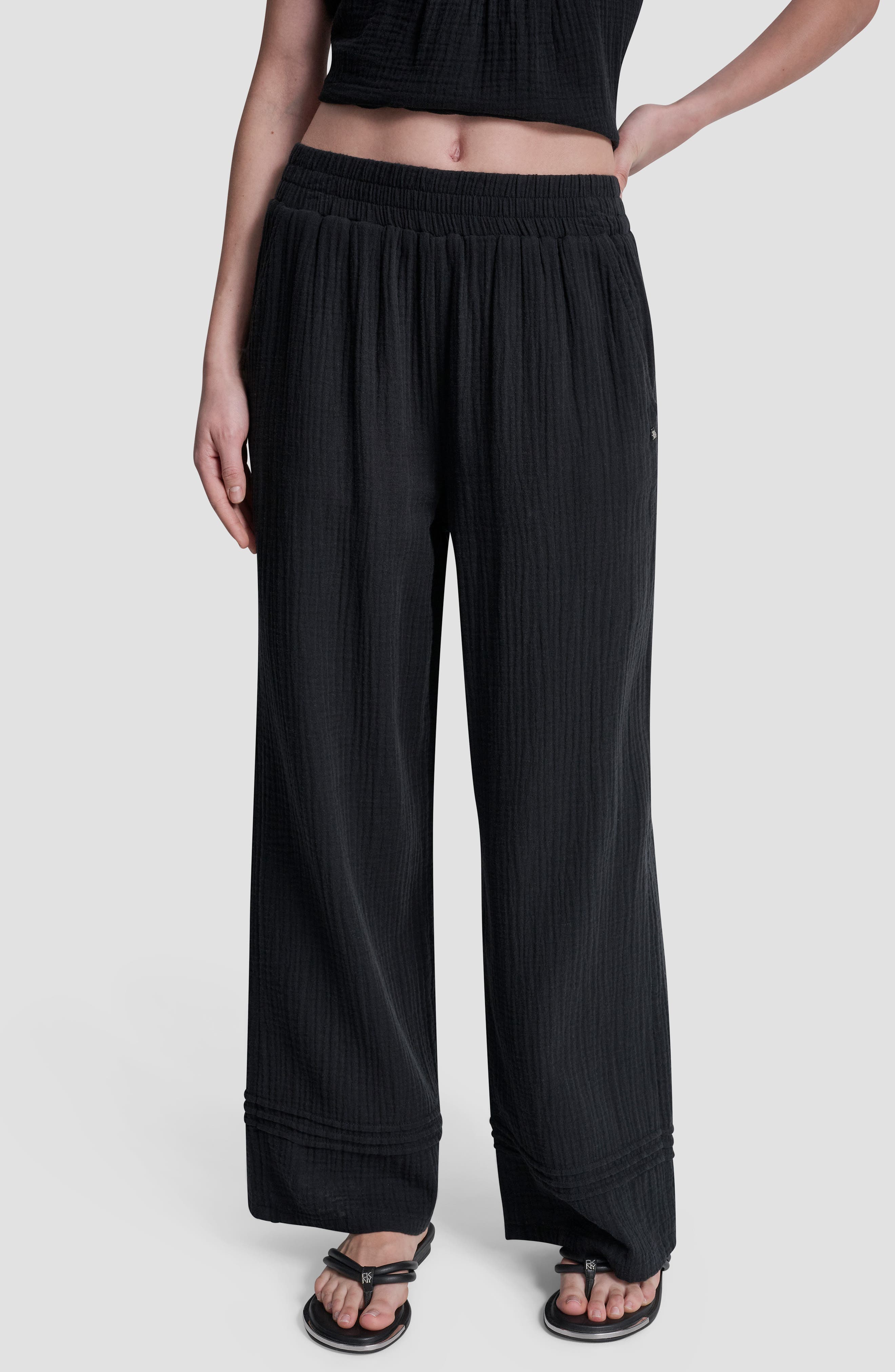 Cotton Gauze Pull-On Pants - image 1