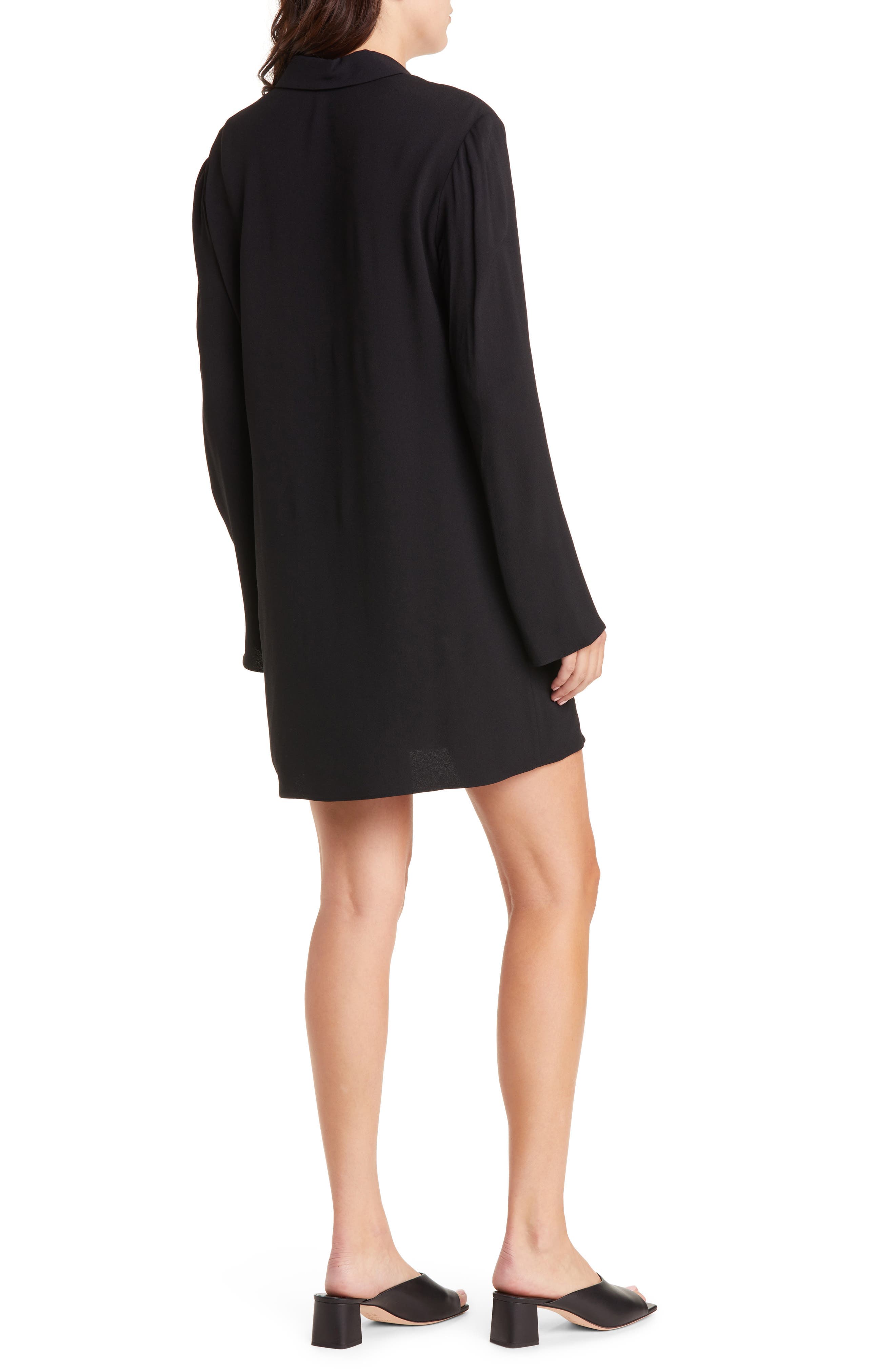 Slim Fit Long Sleeve Polo Dress - image 2