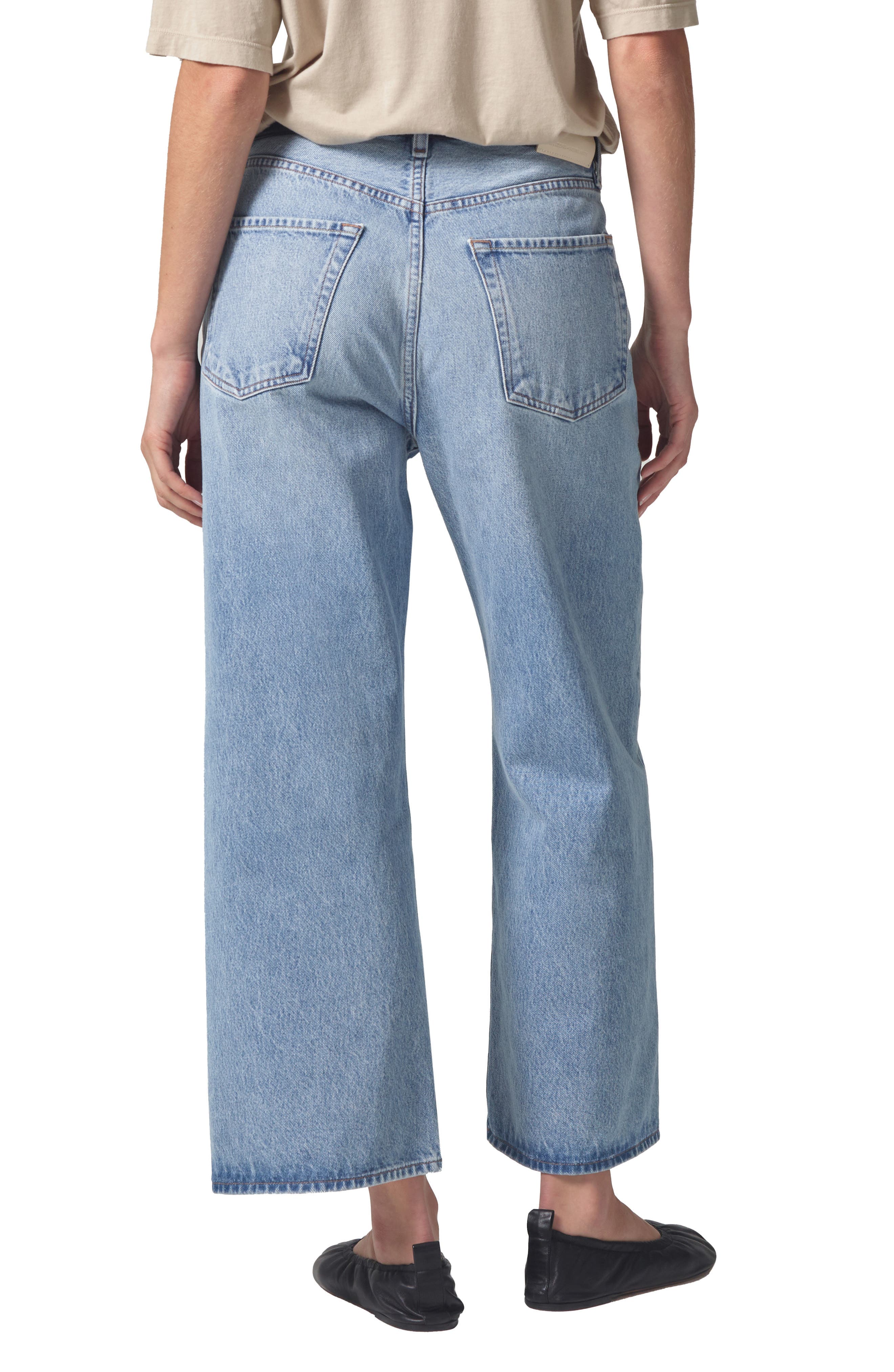 Gaucho High Waist Crop Wide Leg Jeans - image 2
