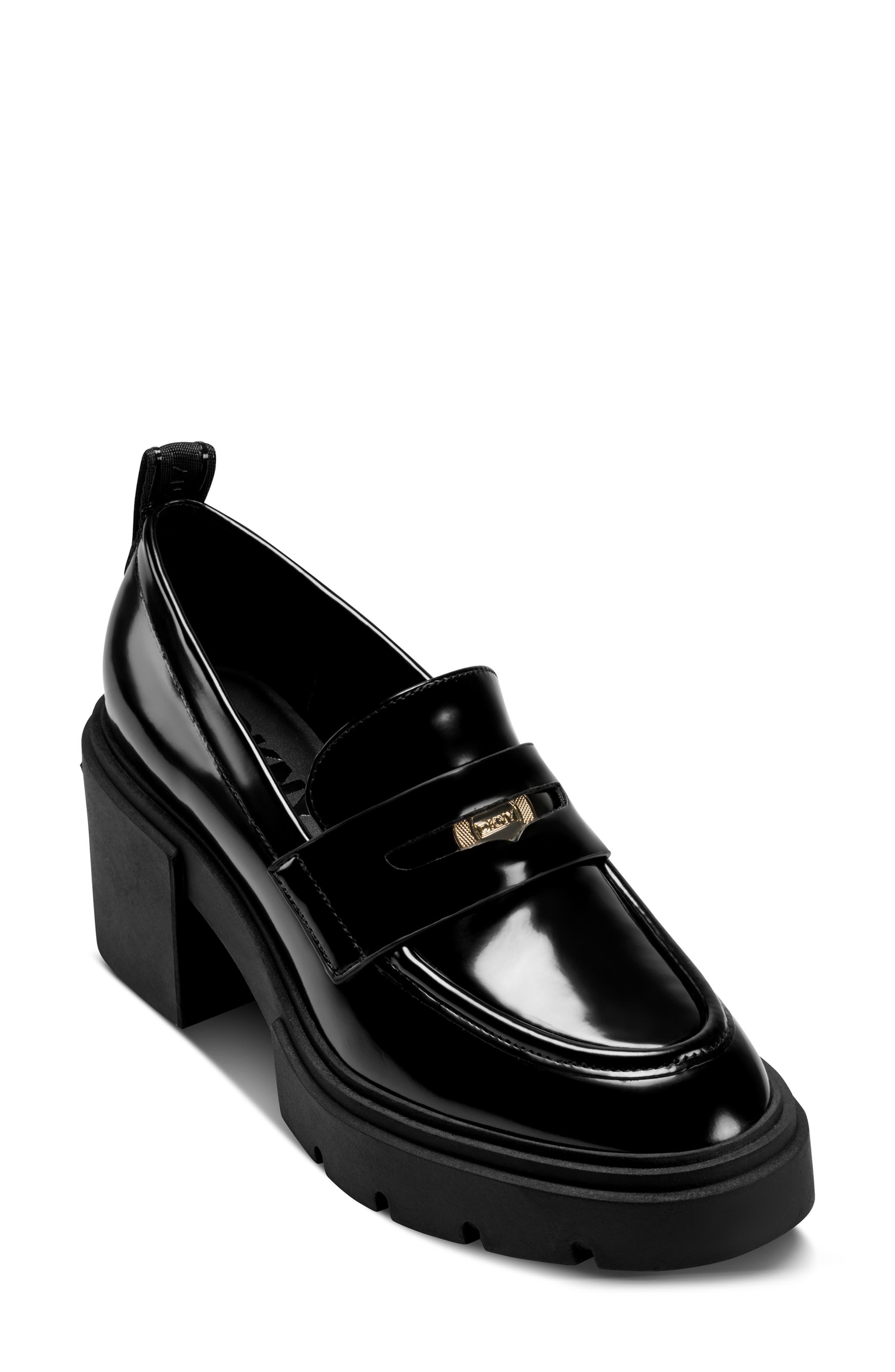 Tovella Penny Loafer Platform Pump