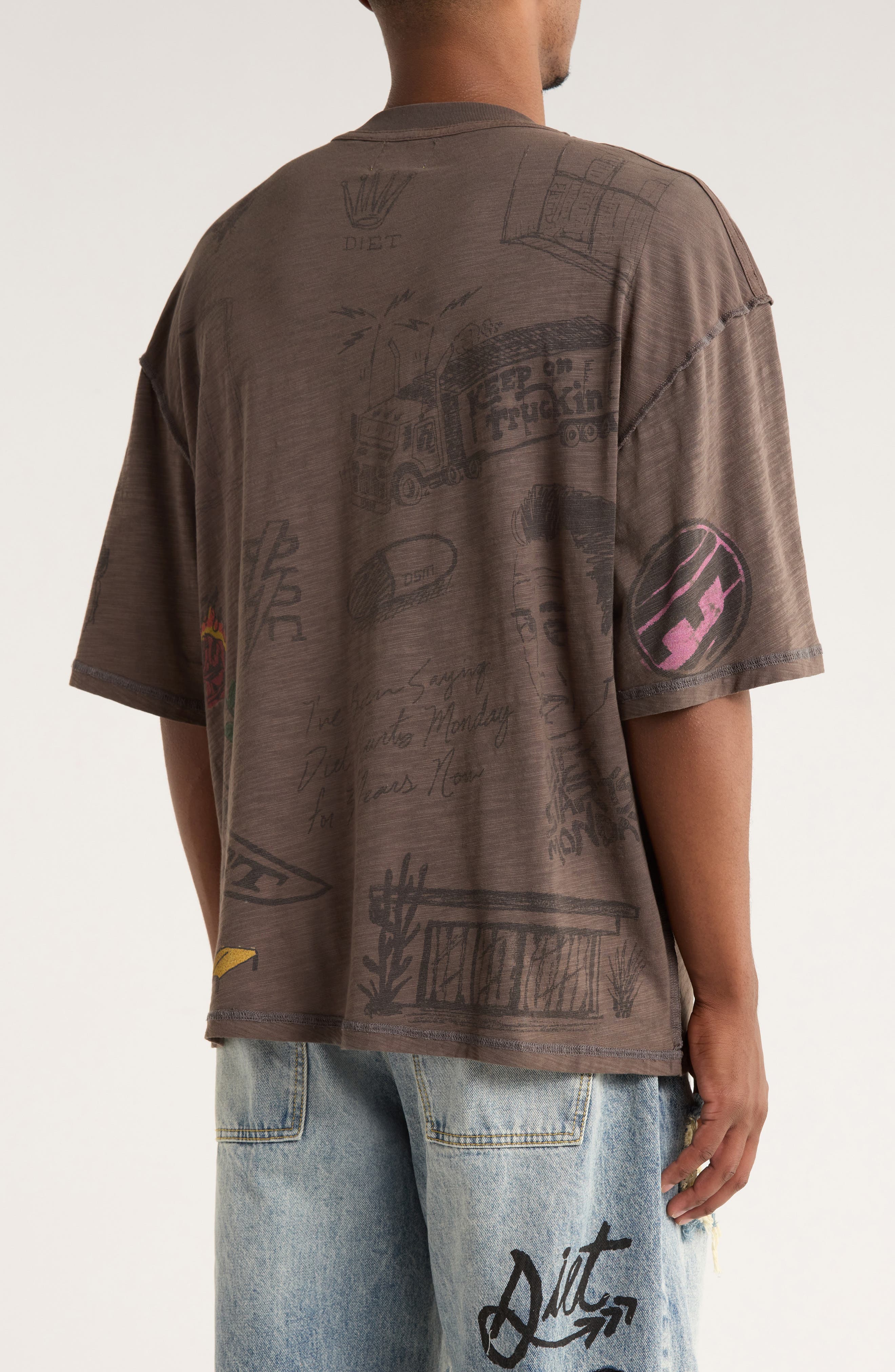 Doodle Graphic T-Shirt - image 2