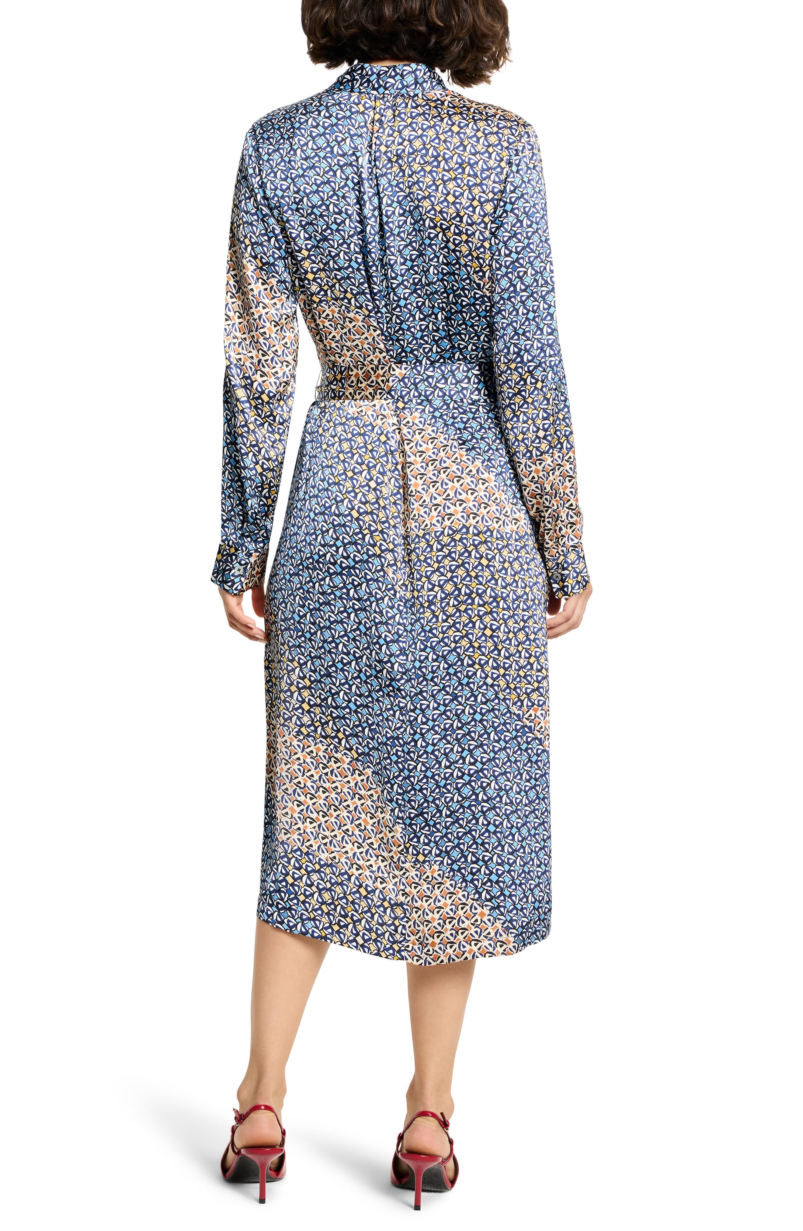Blair Monogram Long Sleeve Shirtdress - image 2
