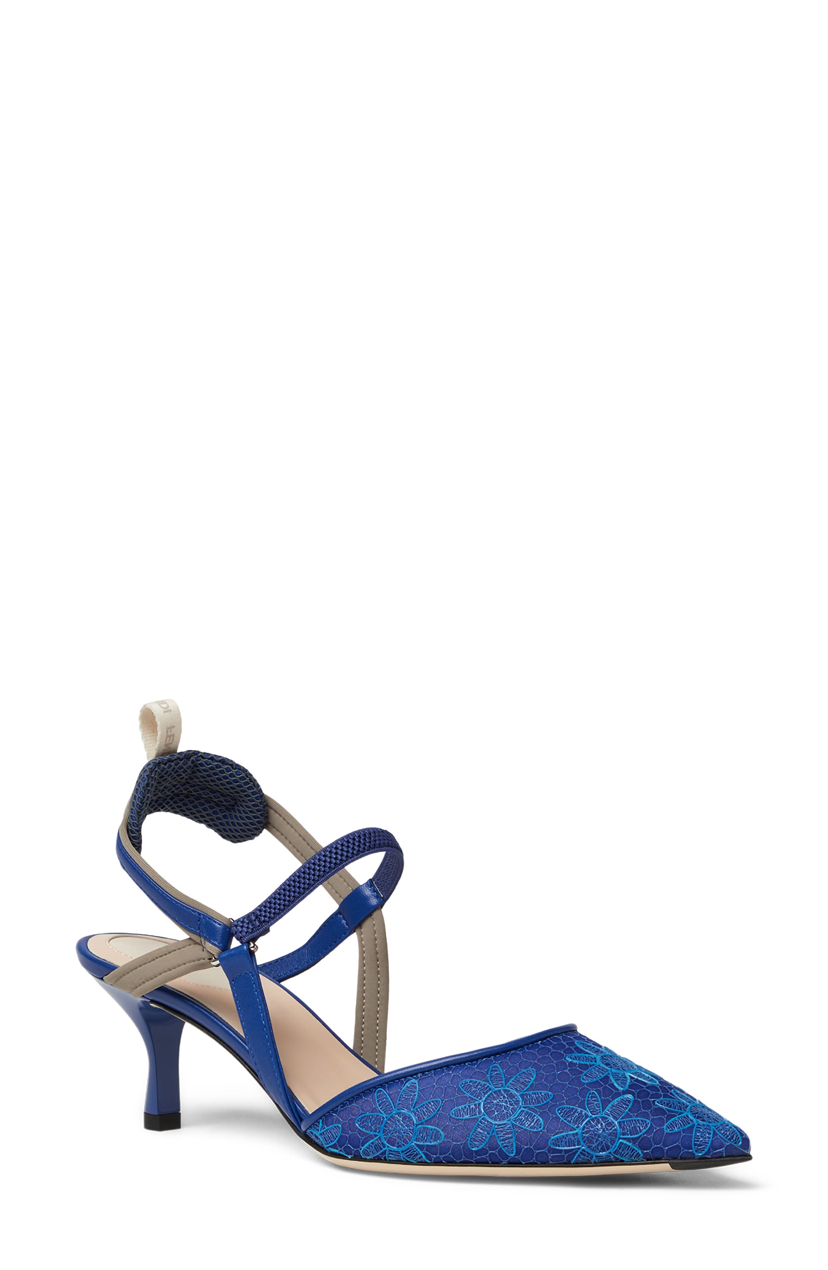 Colibri Floral Slingback Pointed Toe Pump - image 1