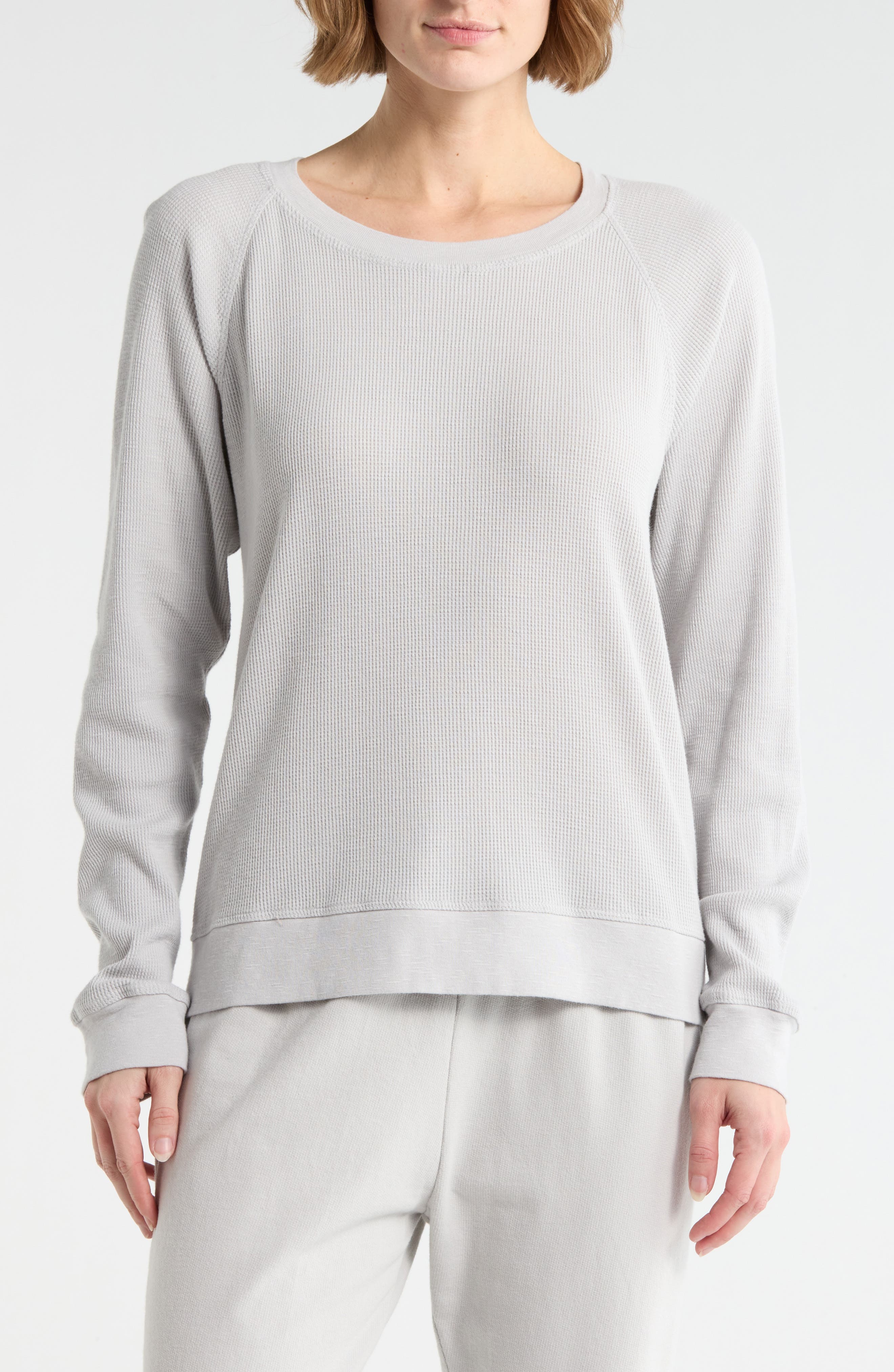 Relaxed Raglan Sleeve Cotton Pullover - image 1