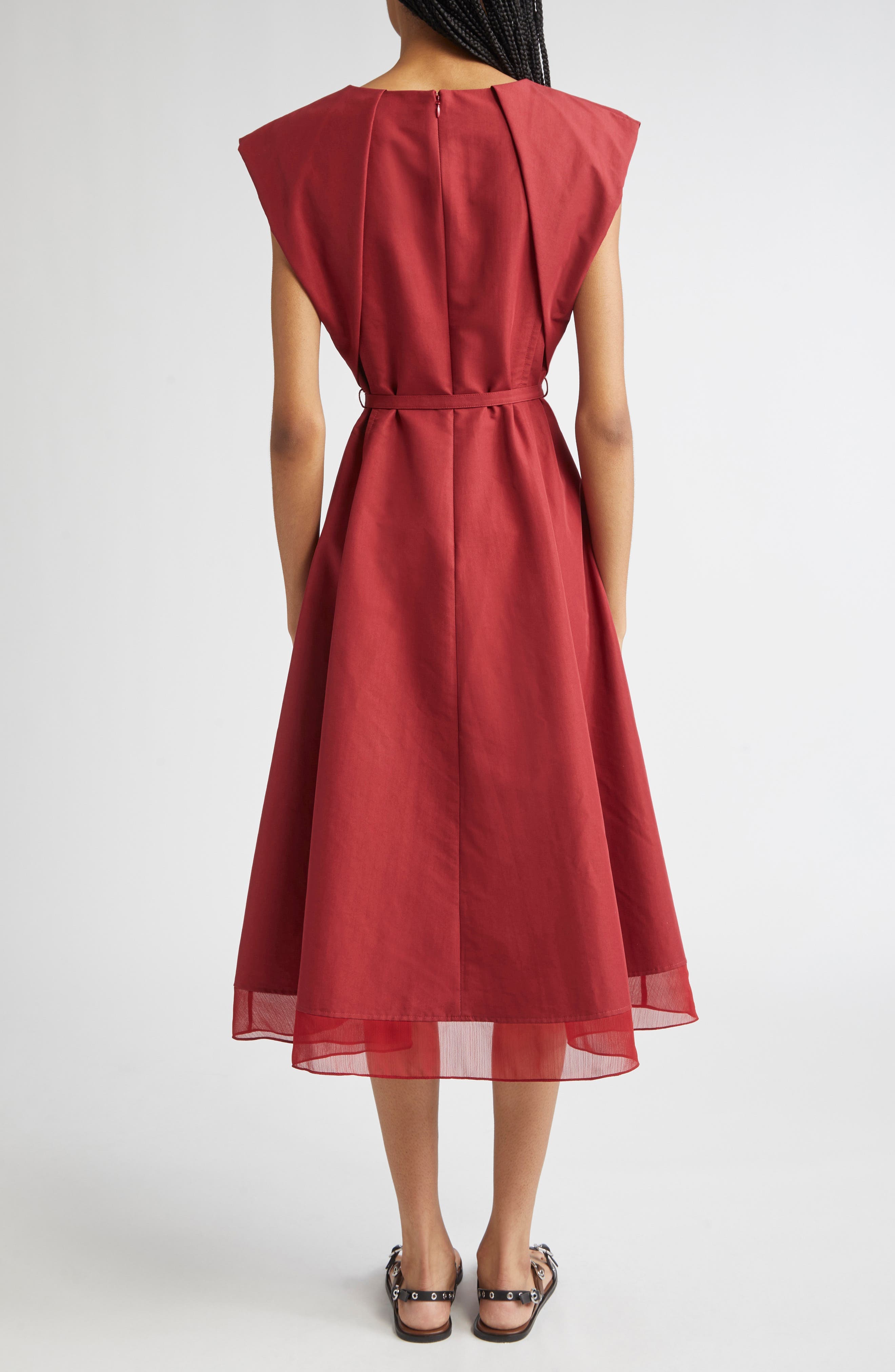 Bow Belted Midi Dress - image 2