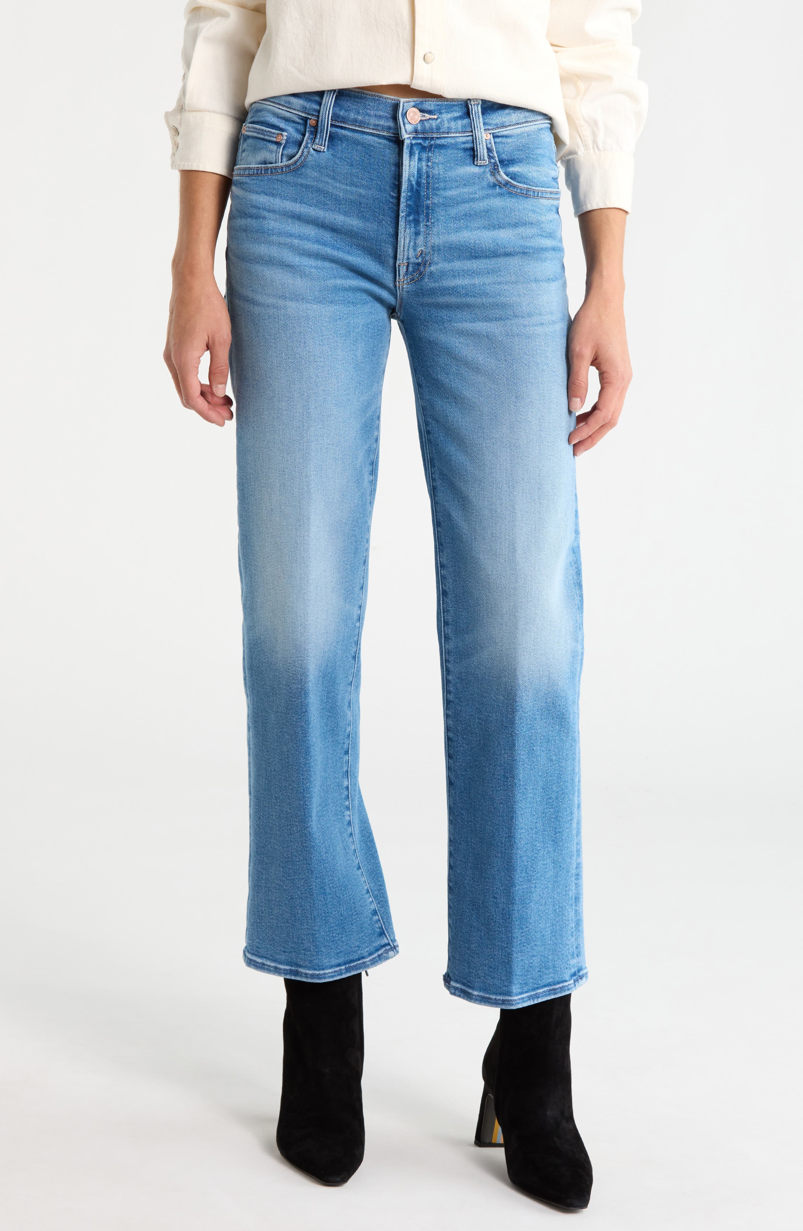 The Rambler Ankle Wide Leg Jeans - image 1