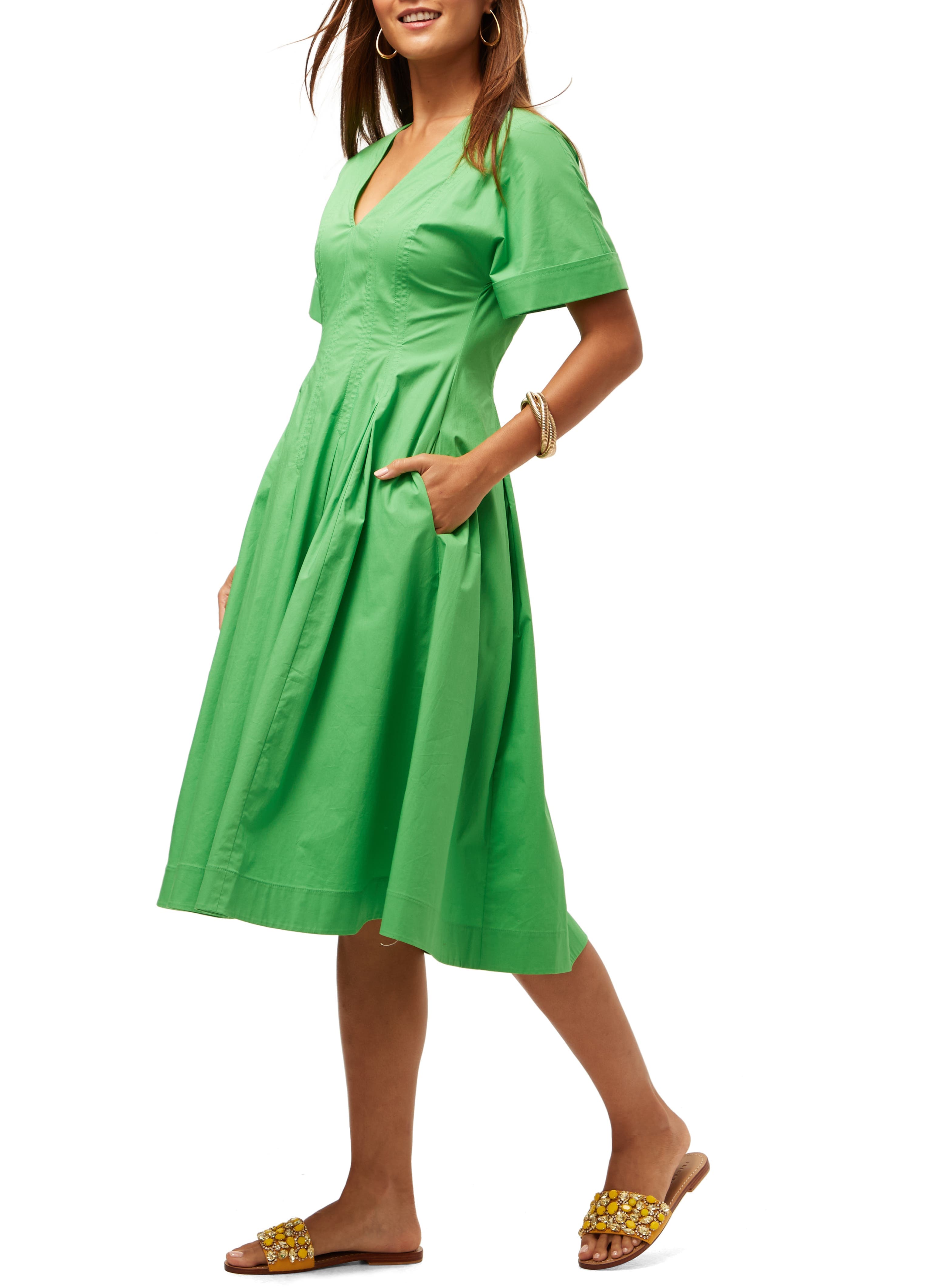 A line Poplin Midi Ashe Dress - image 2