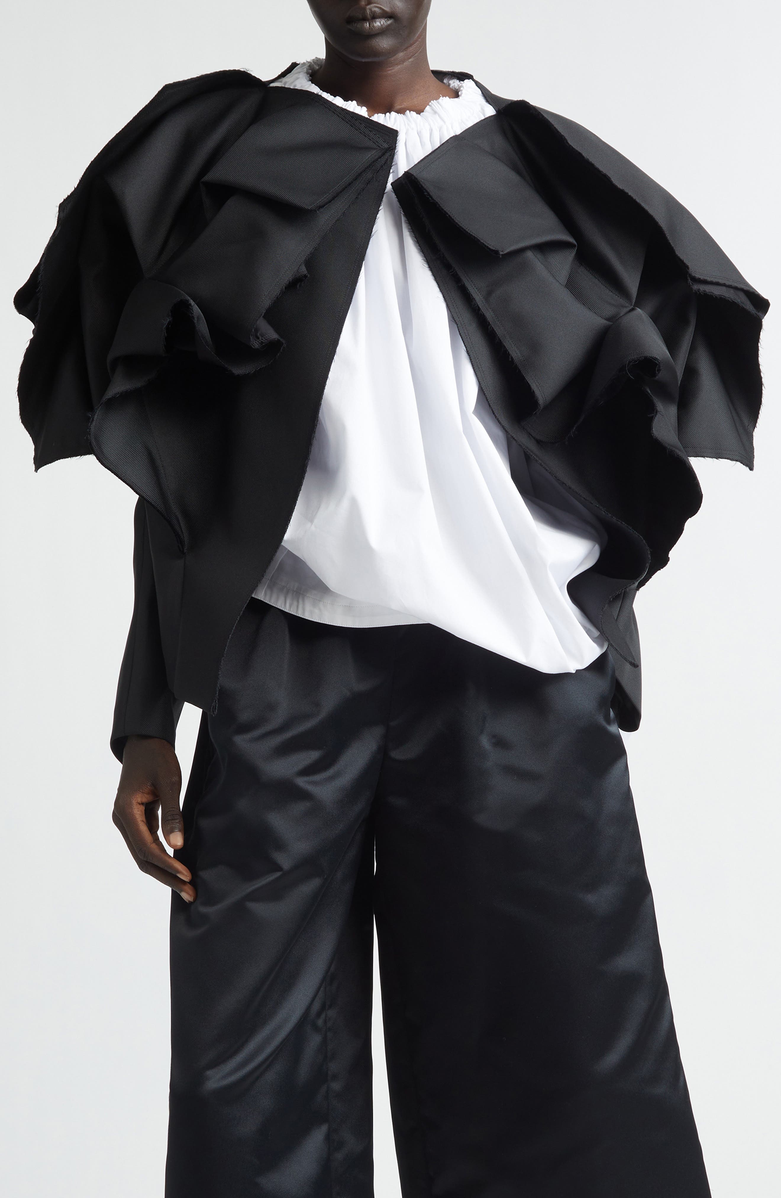 Open Front Gabardine Jacket - image 1