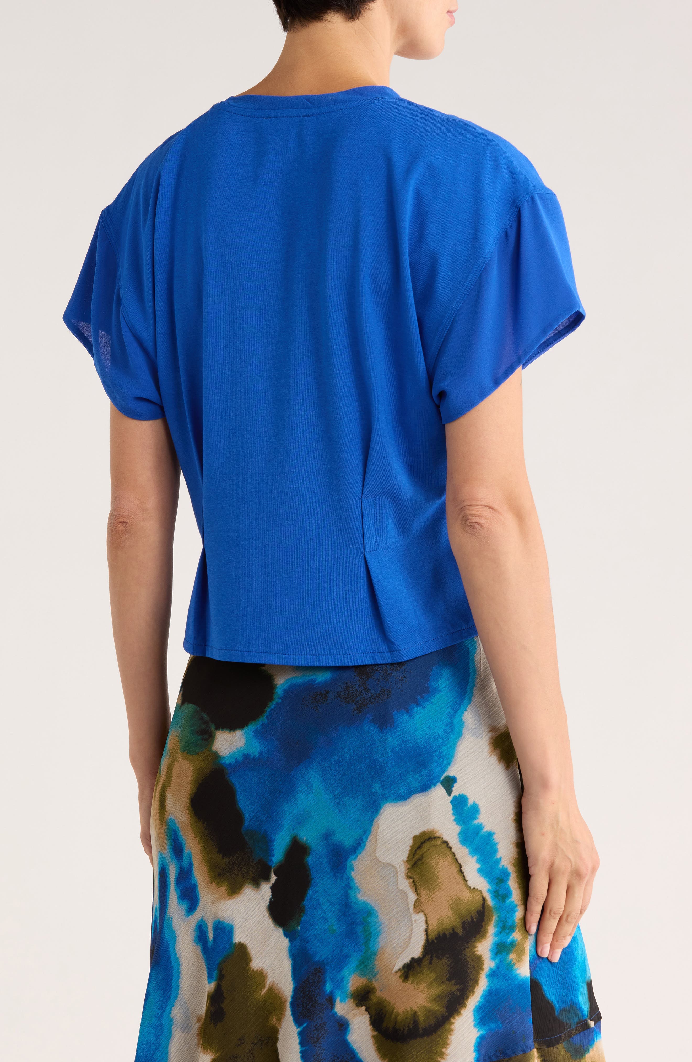 Mixed Media Knit Top - image 2