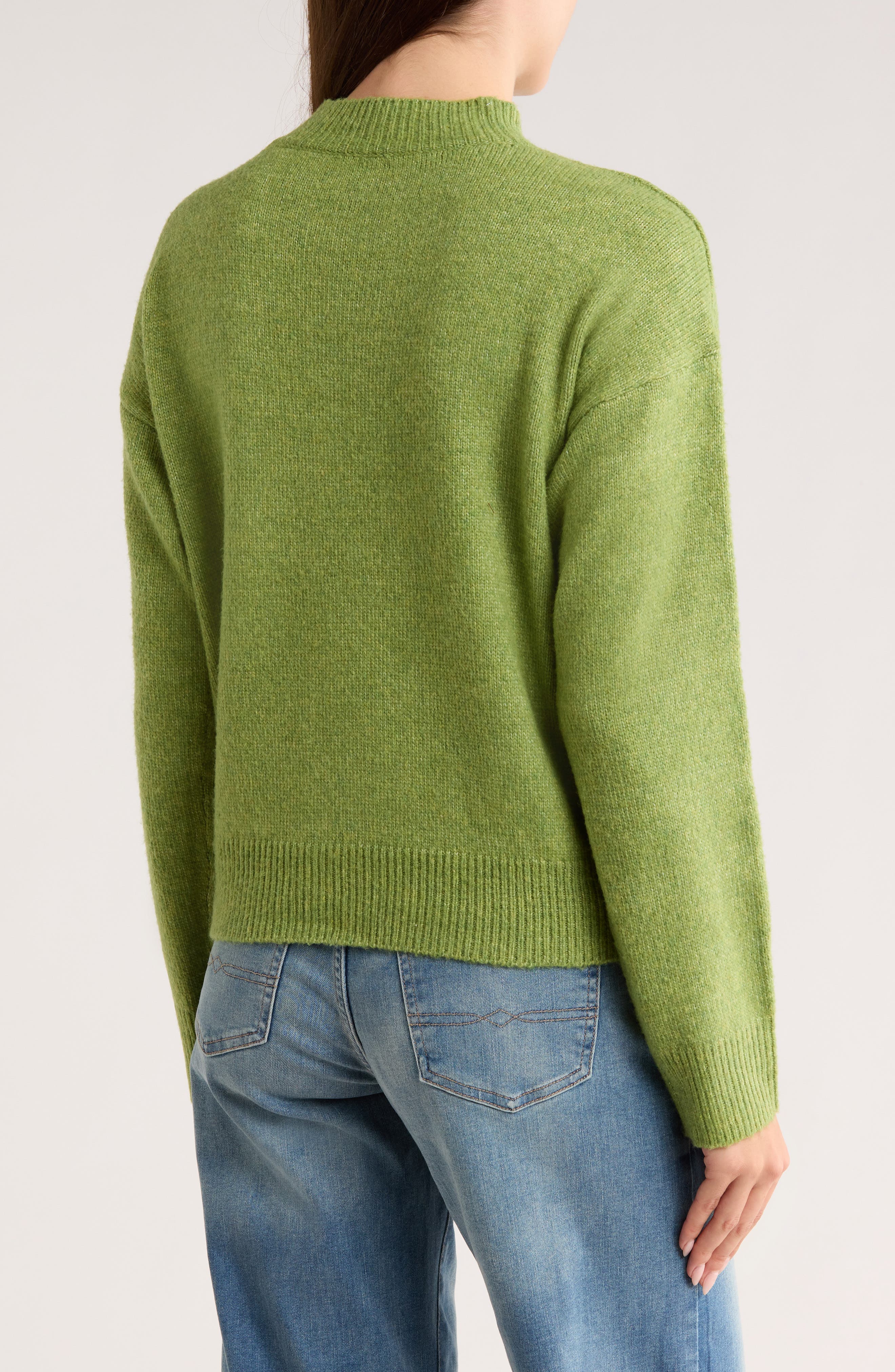 Clara Mock Neck Sweater - image 2