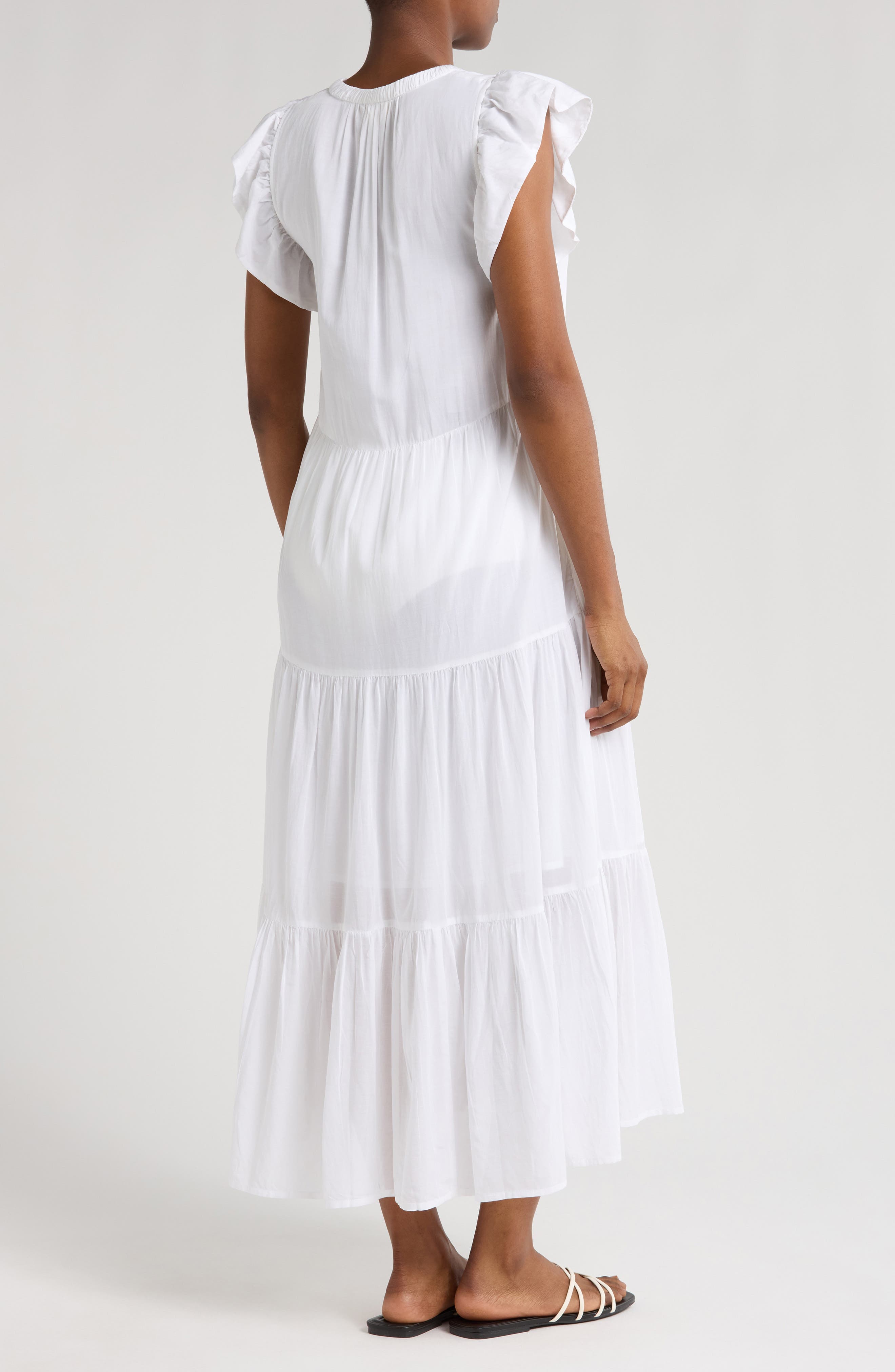 Tiered Cover-Up Maxi Dress - image 2
