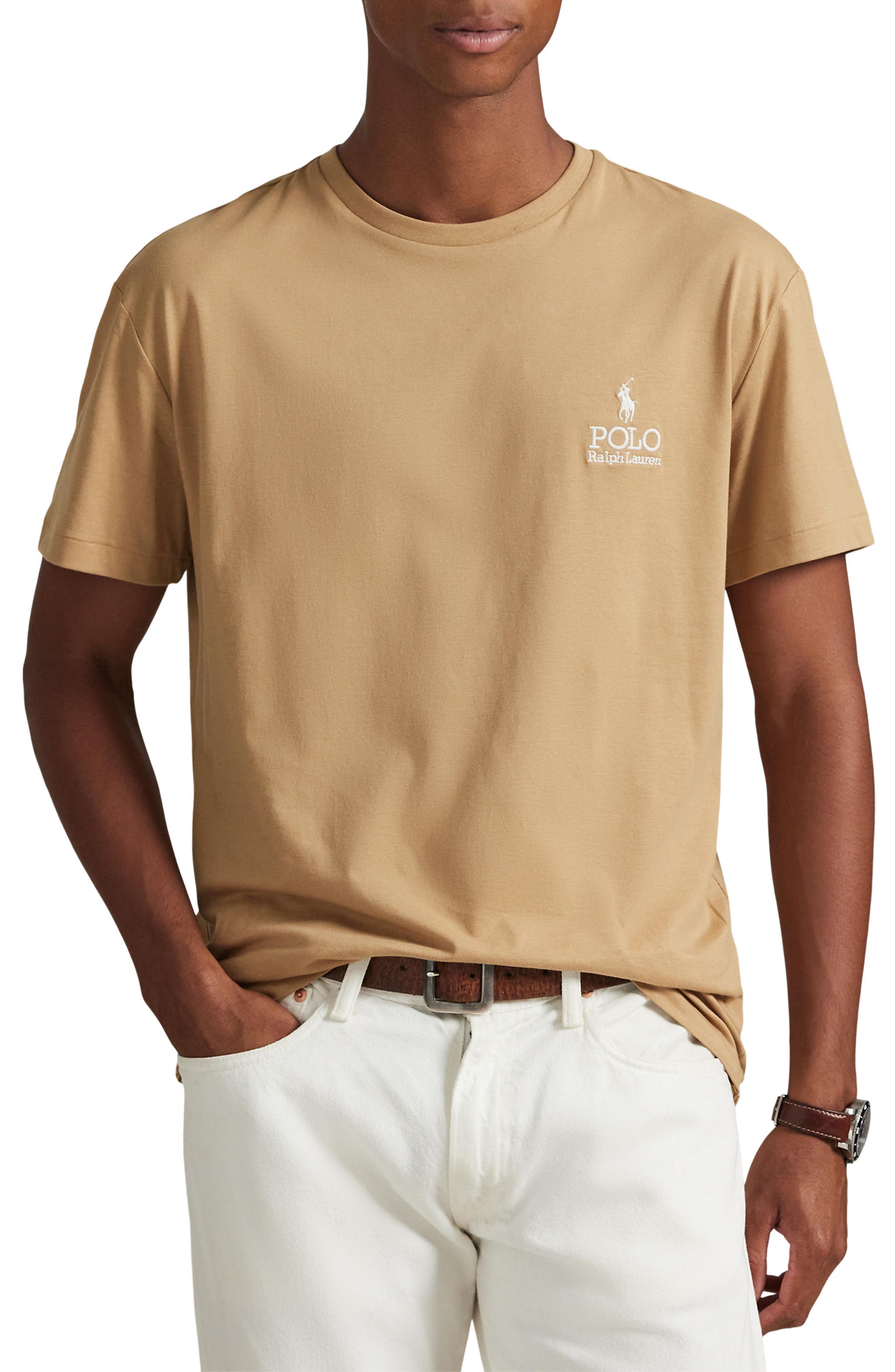 Classic Fit Embroidered Logo Jersey T-Shirt - image 1
