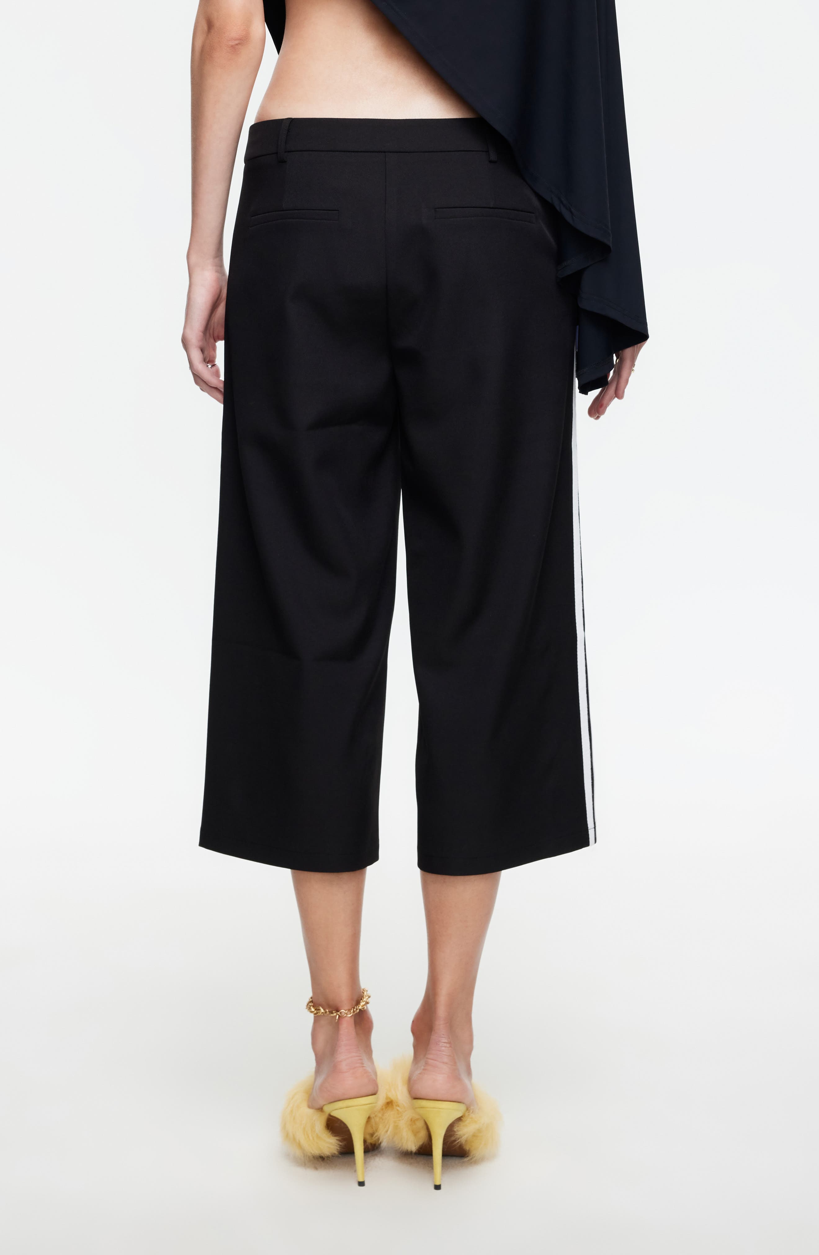 Genesis Crop Wide Leg Side Stripe Pants - image 2