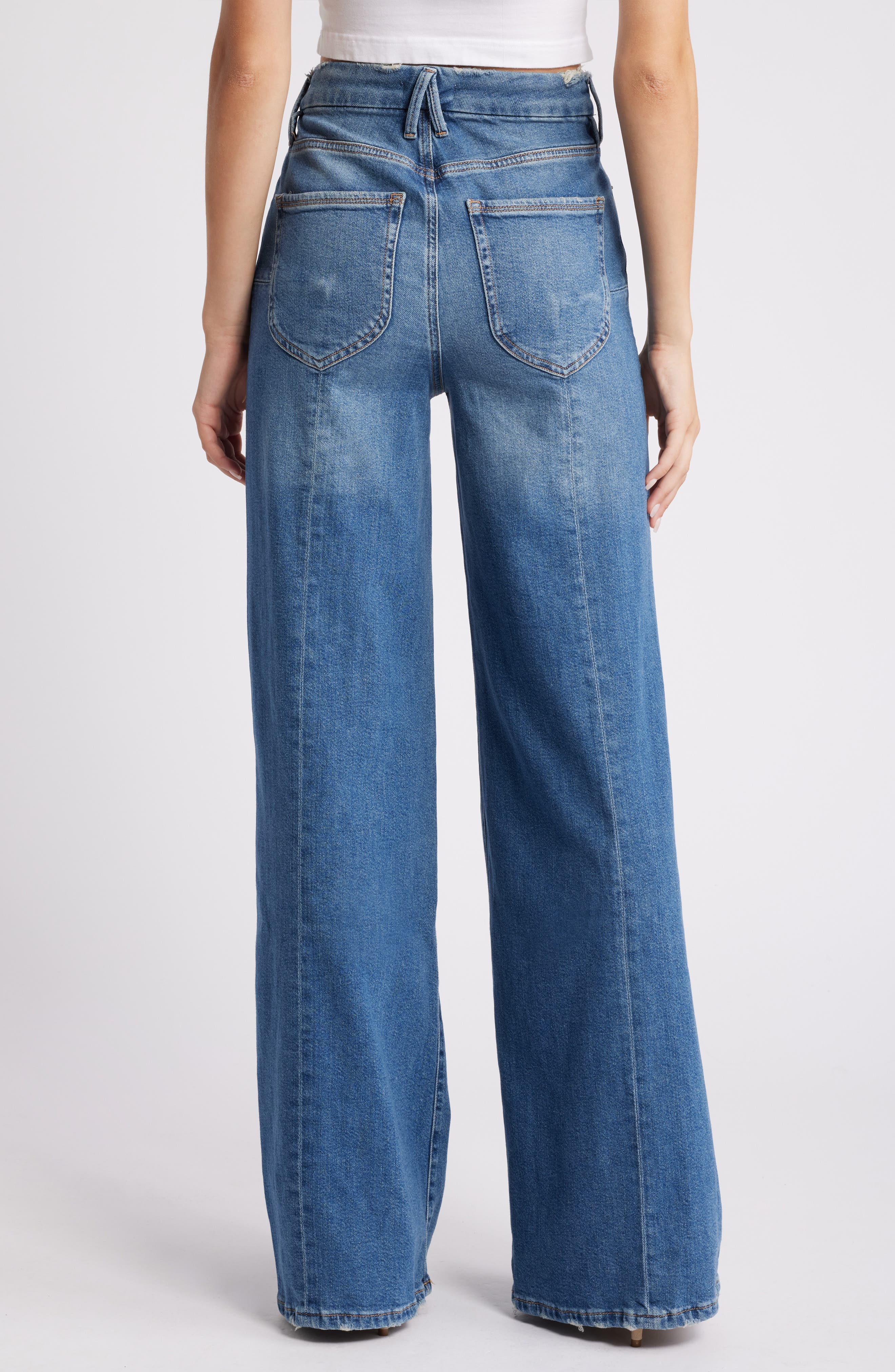 Good Waist Center Seam Palazzo Jeans - image 2