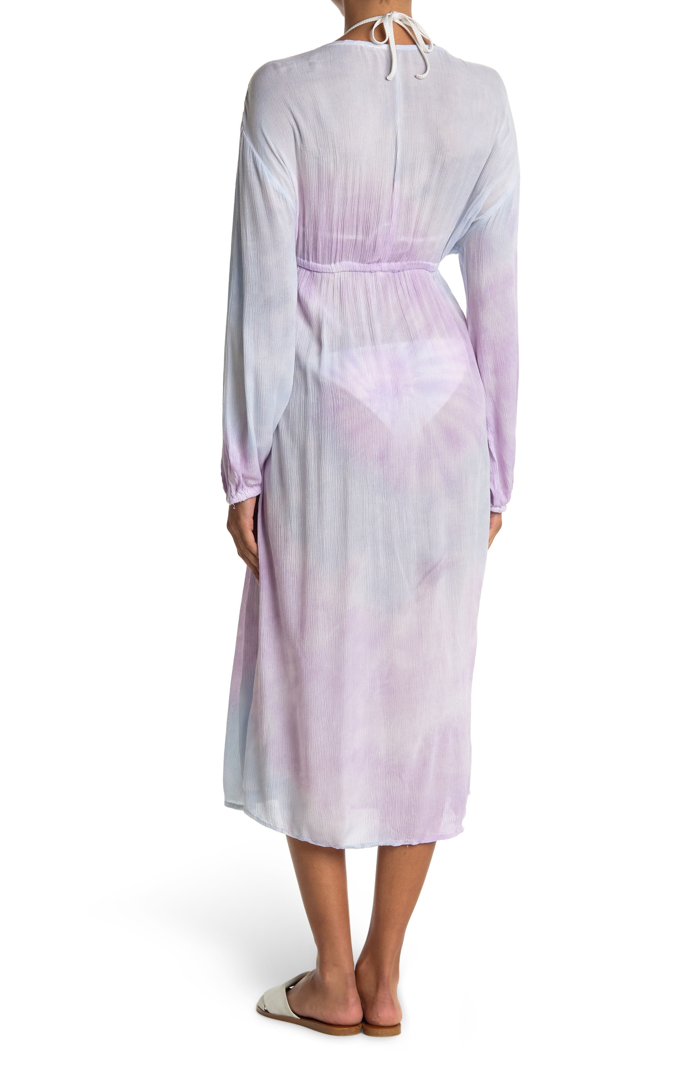 Open Front Tie Dye Cover Up - image 2