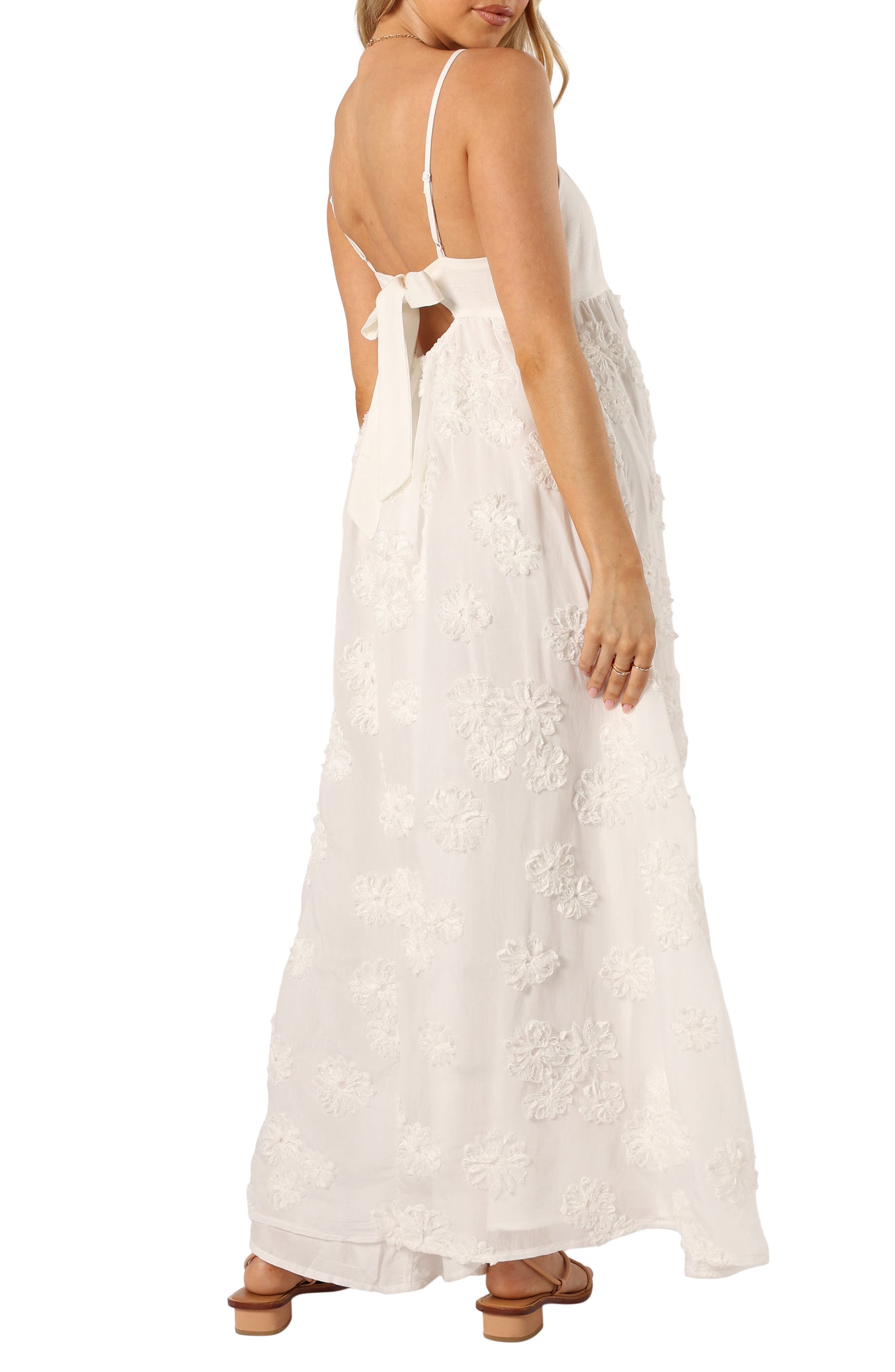 Trixie Floral Embroidery Maxi Dress - image 2
