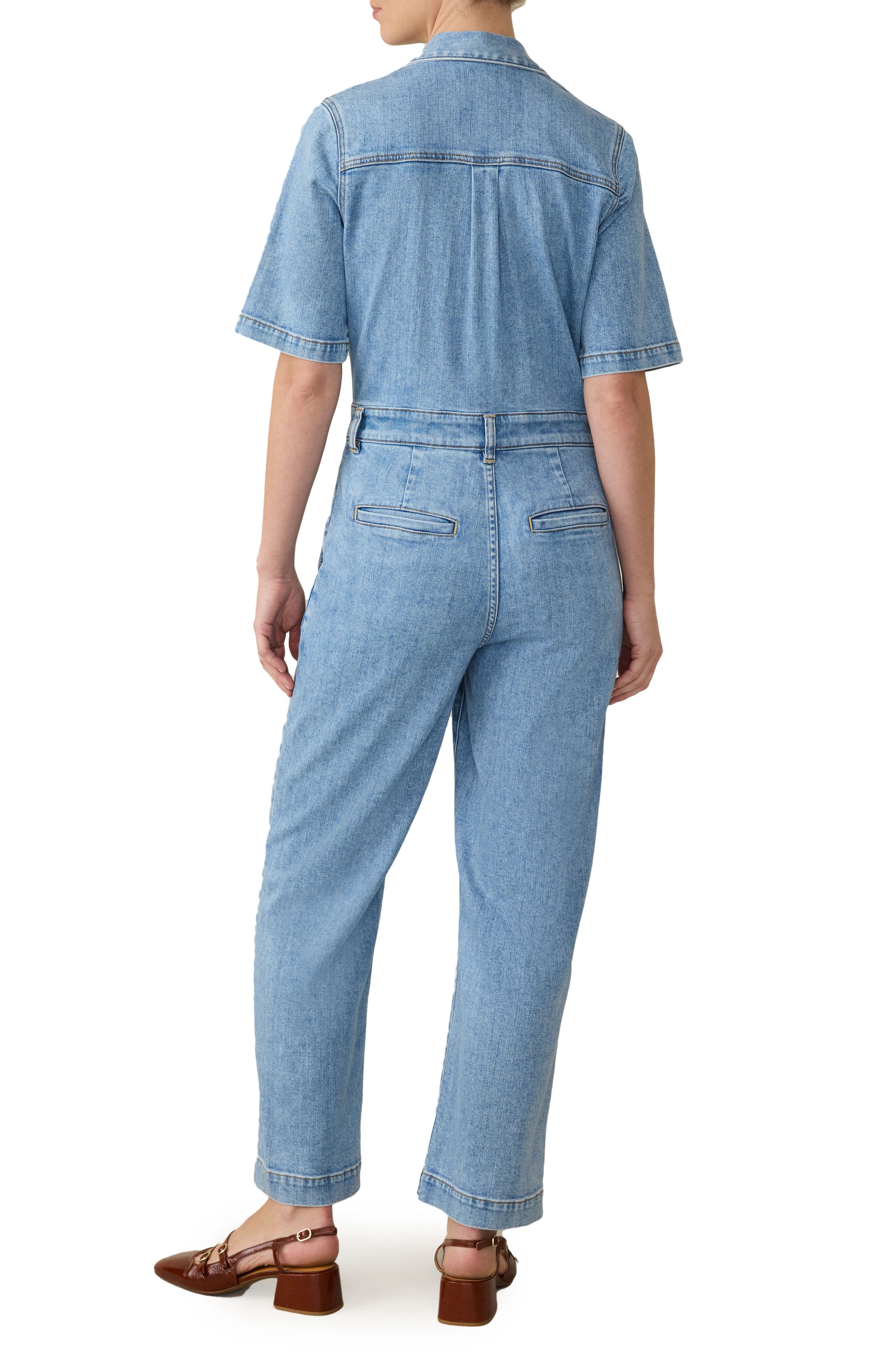 Michelle Denim Jumpsuit - image 2