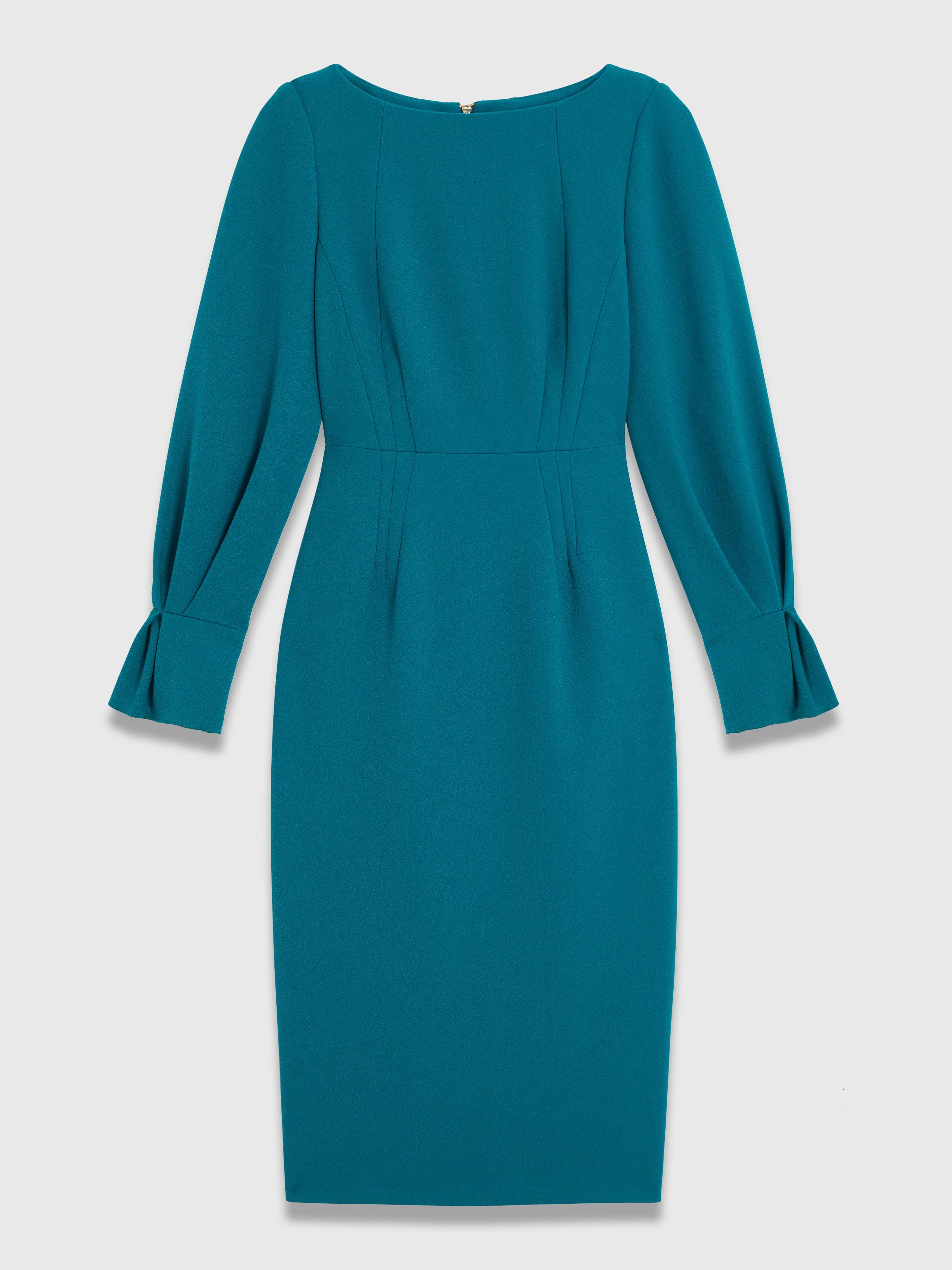 Aubrey Sculpt Crepe Dress - image 2