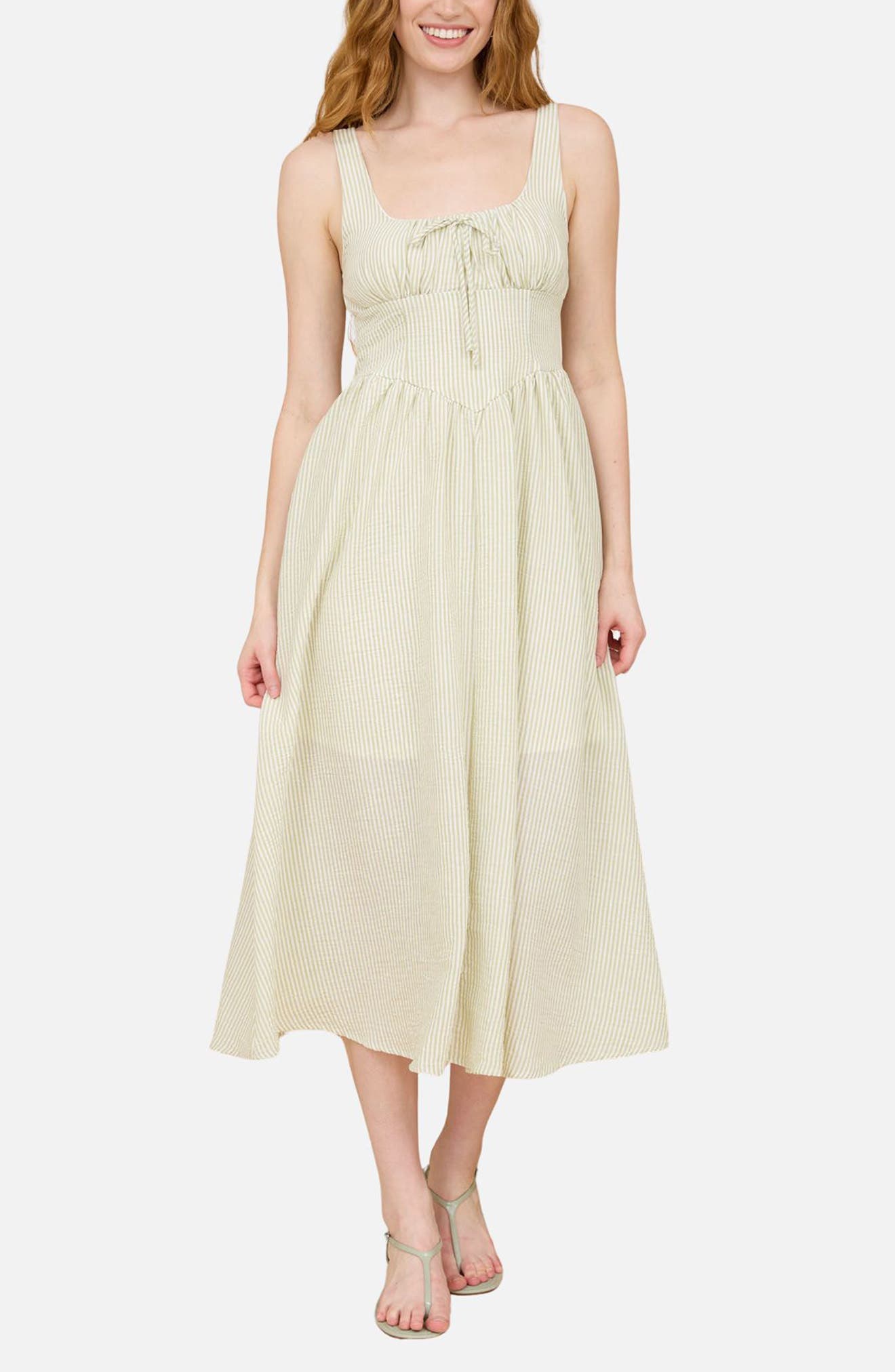 Sleeveless Midi Dress - image 1