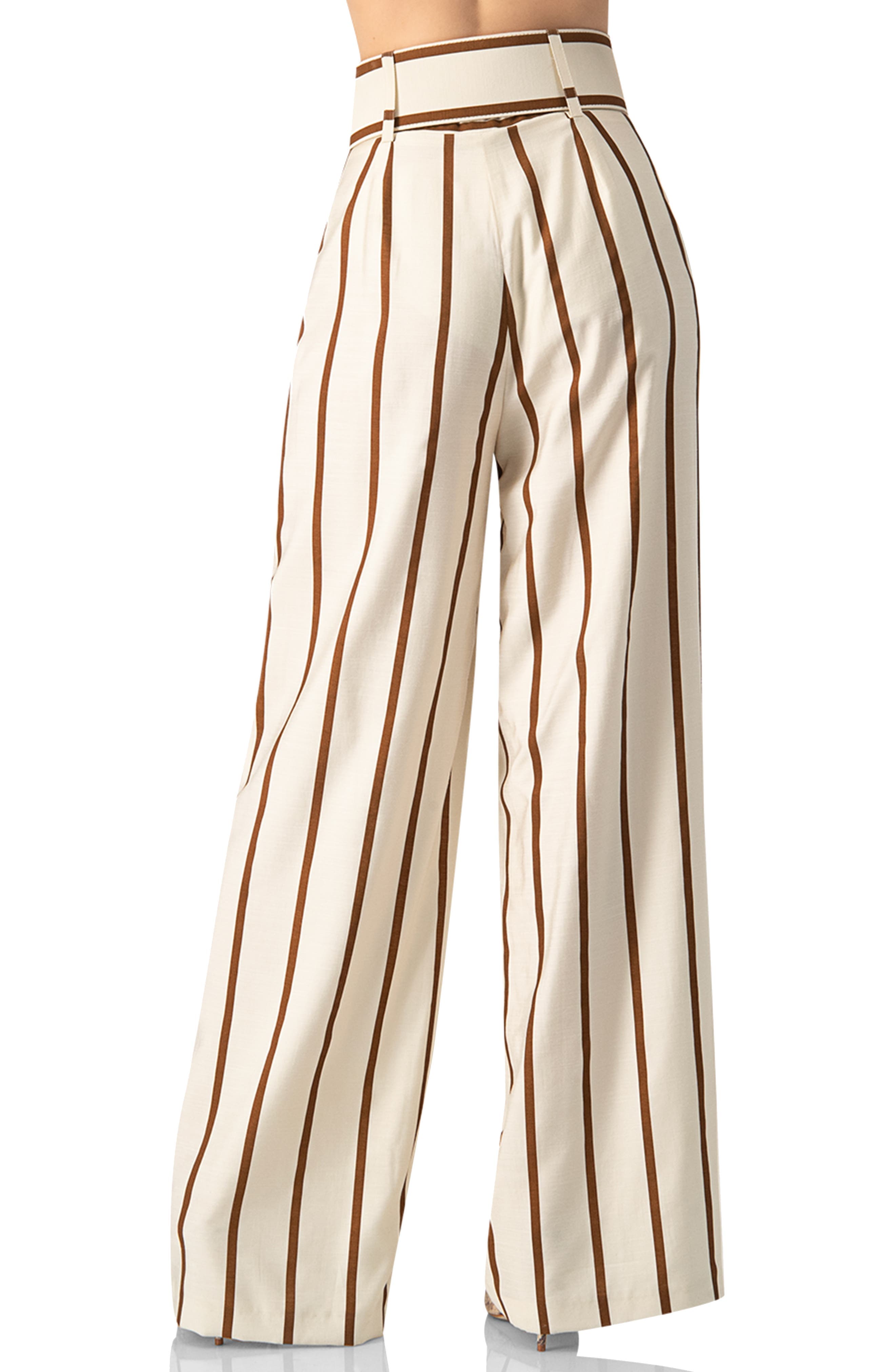 Striped Wide-Leg Pants - image 2