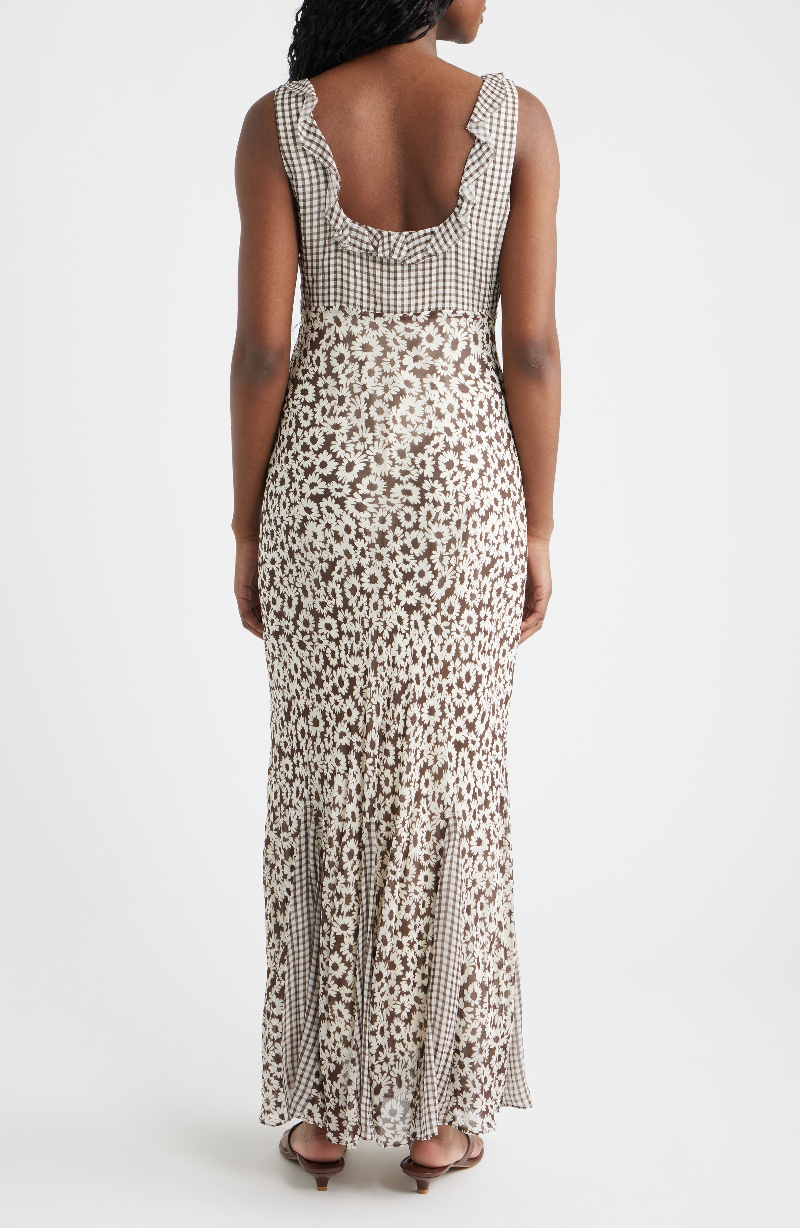 Dahlia Mixed Print Maxi Dress - image 2