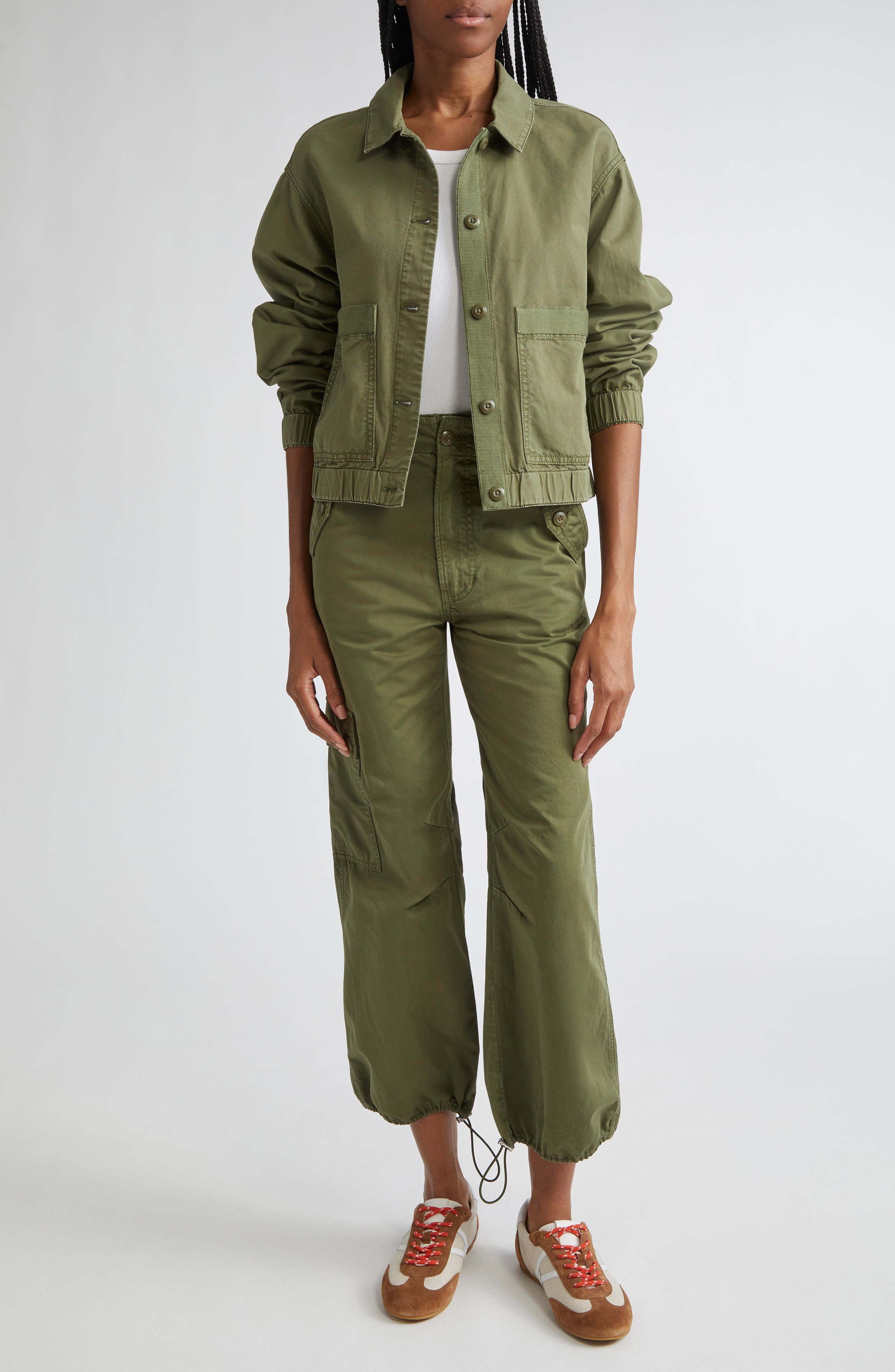 Mandy Cotton Parachute Pants - image 2