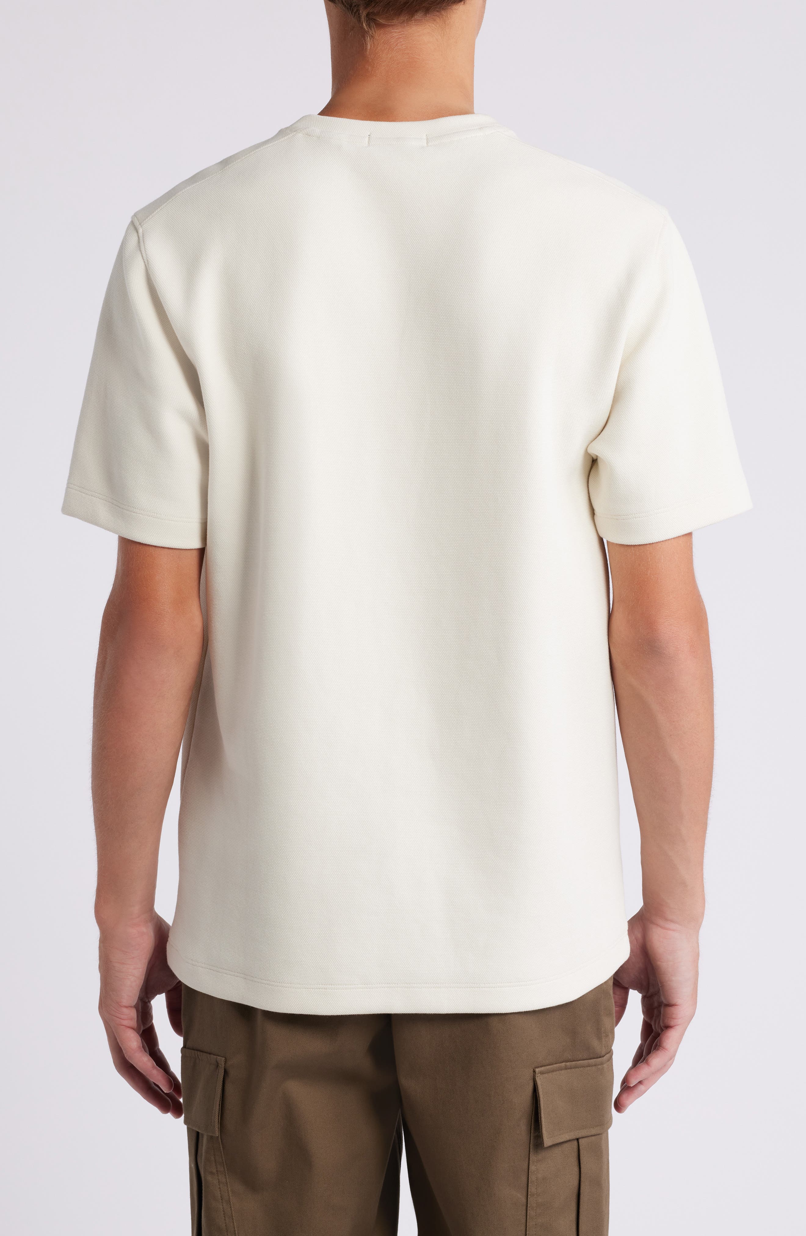 Delroy Double Pique Crewneck T-Shirt - image 2
