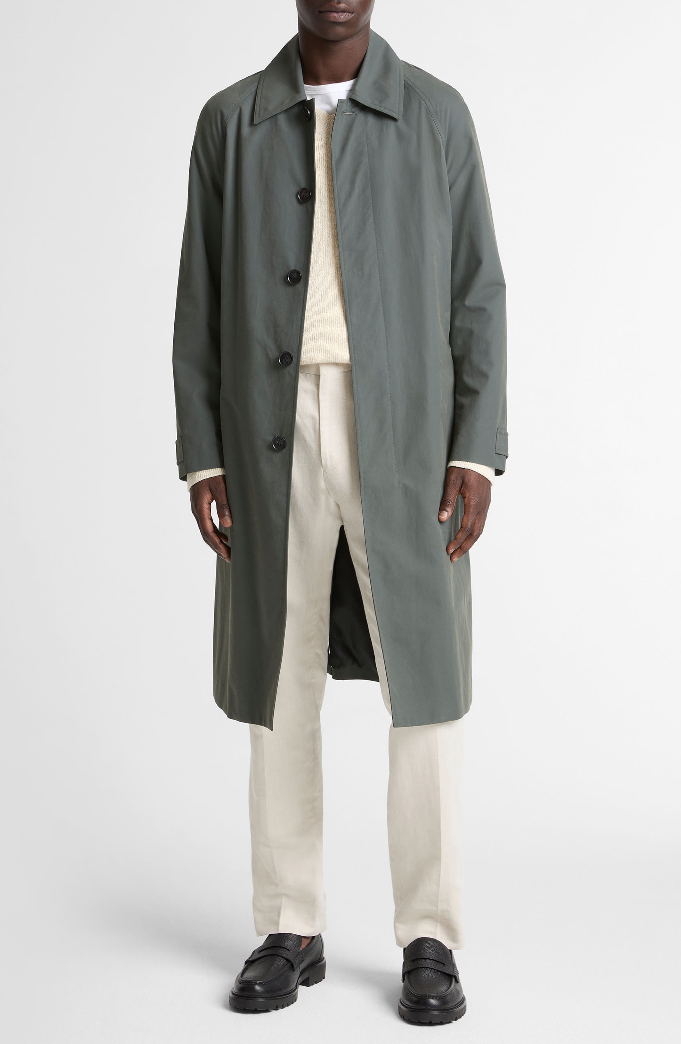 Single Breasted Trench Coat - image 1