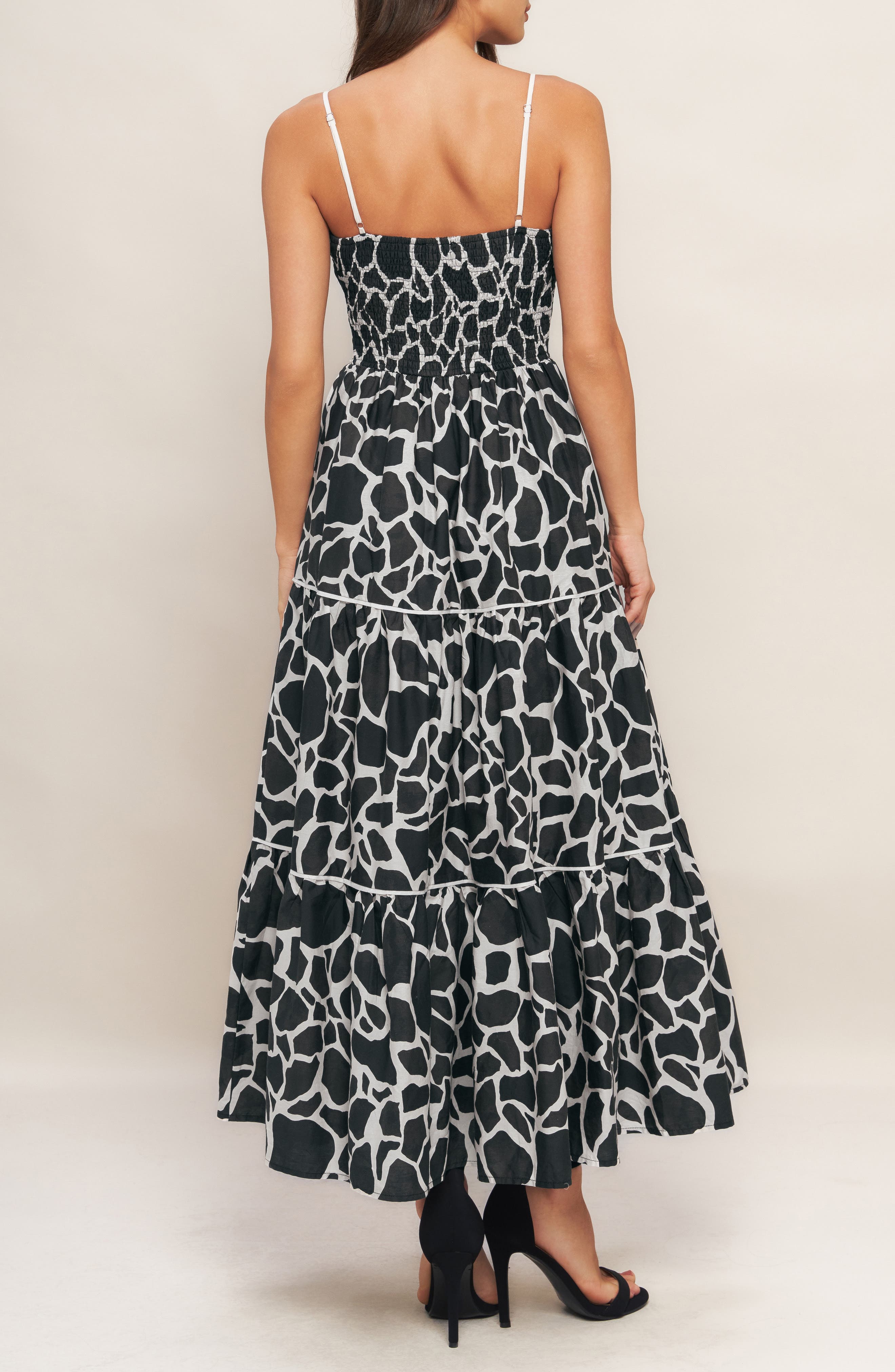 V-Neck Cotton Midi Dress - image 2