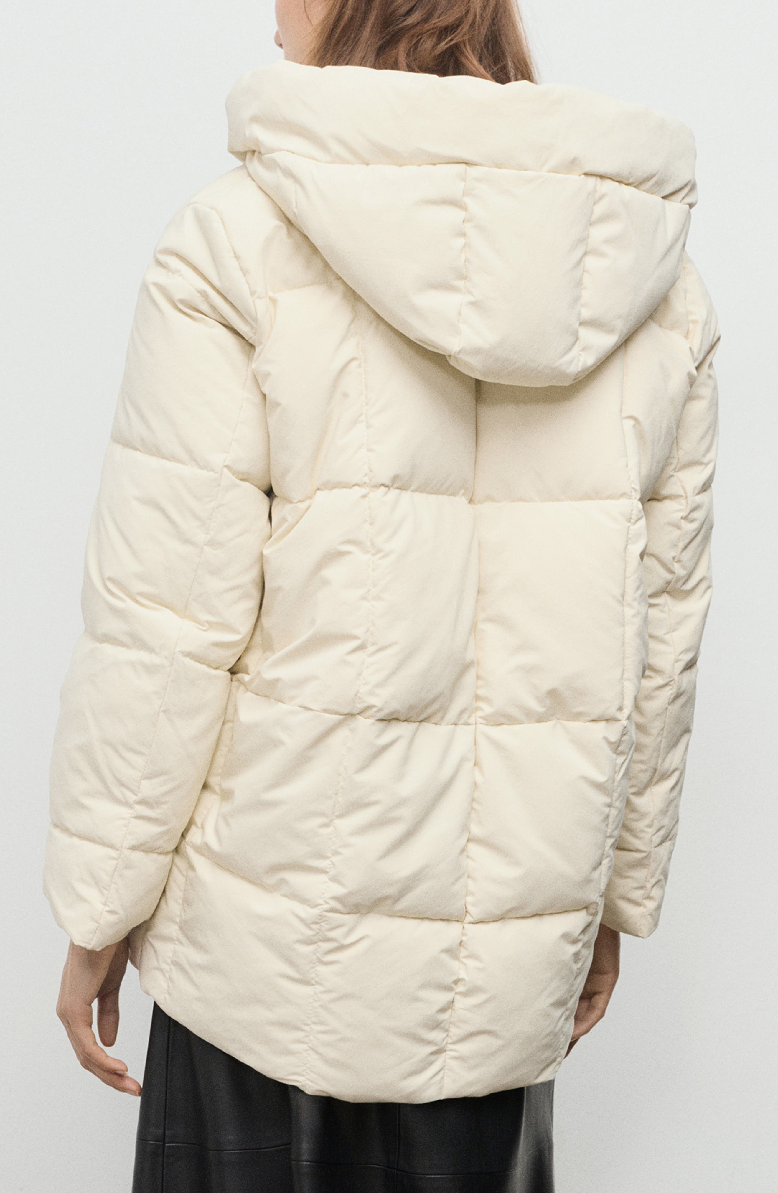 Quilted Hooded Puffer Coat - image 2