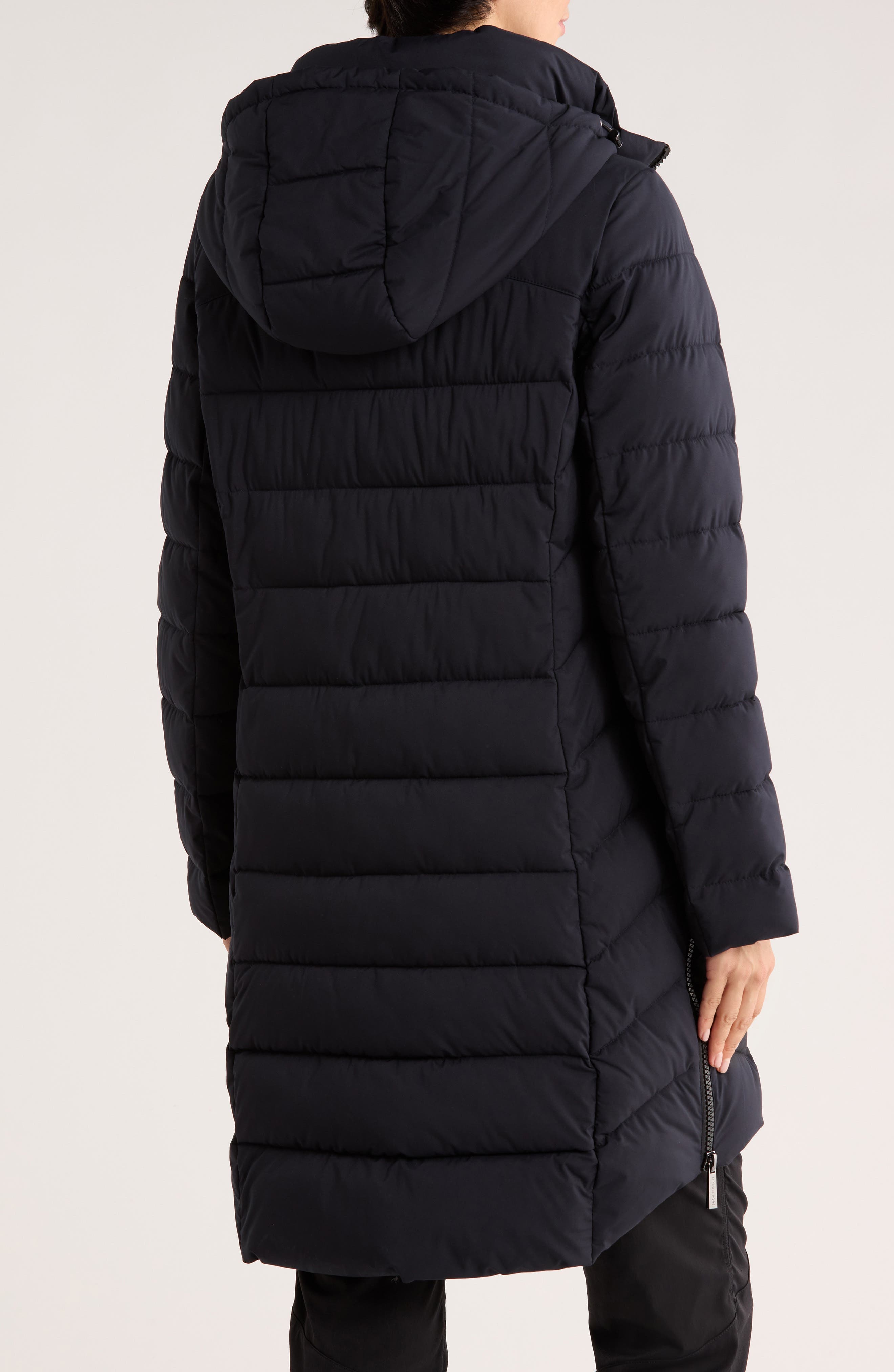 Packable Hooded 400 Fill Power Quilted Puffer Jacket - image 2