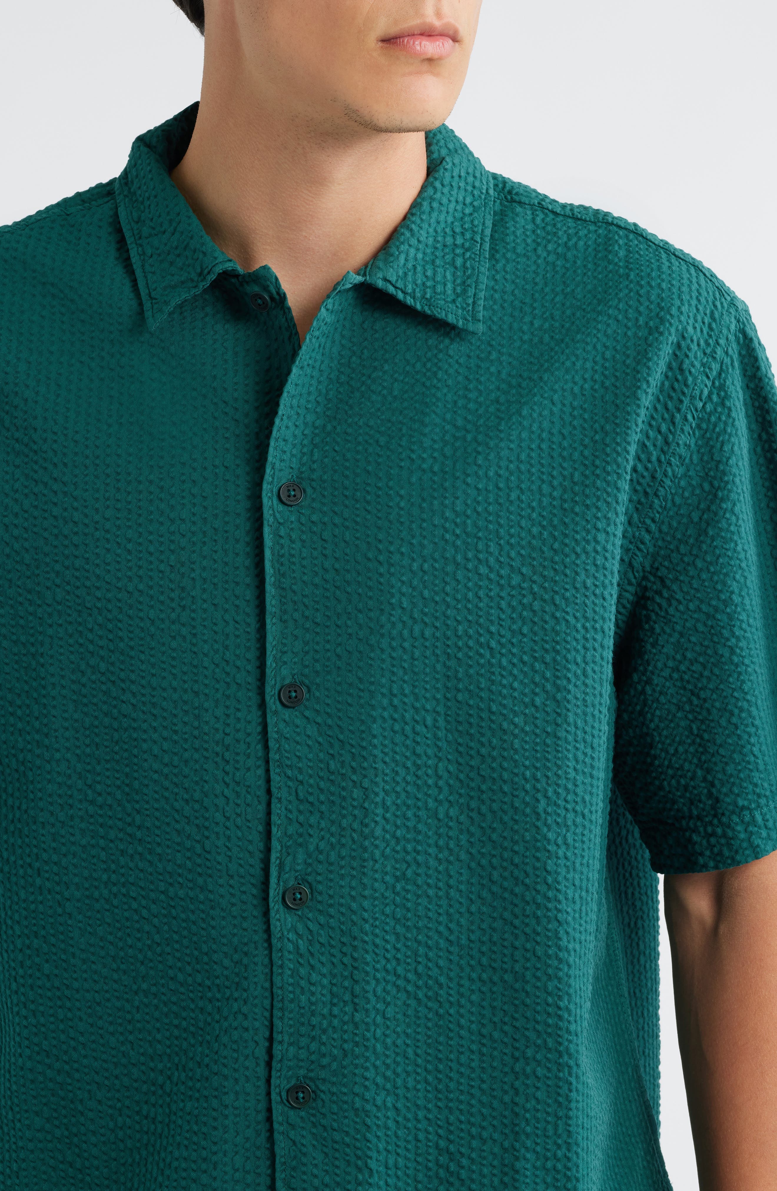 Keats Short Sleeve Button-Up Shirt - image 2