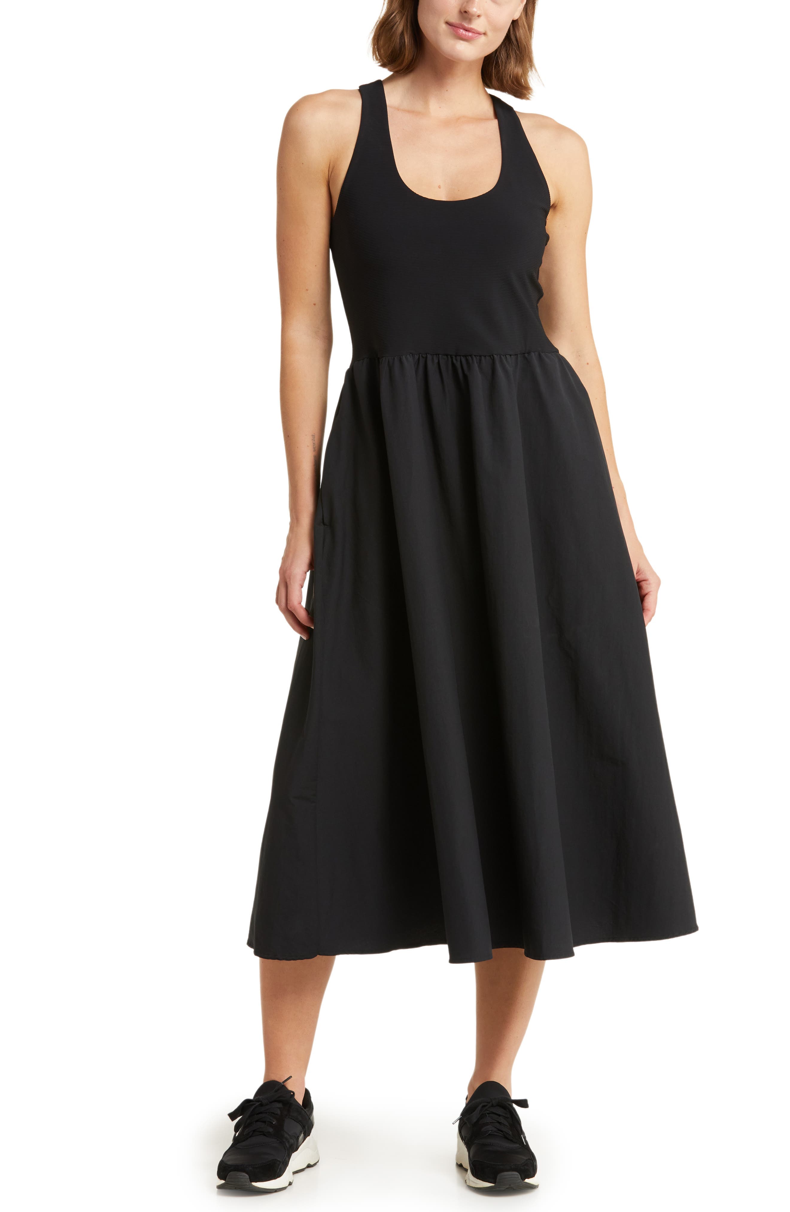 Explorer Rib Bodice Racerback Dress - image 1