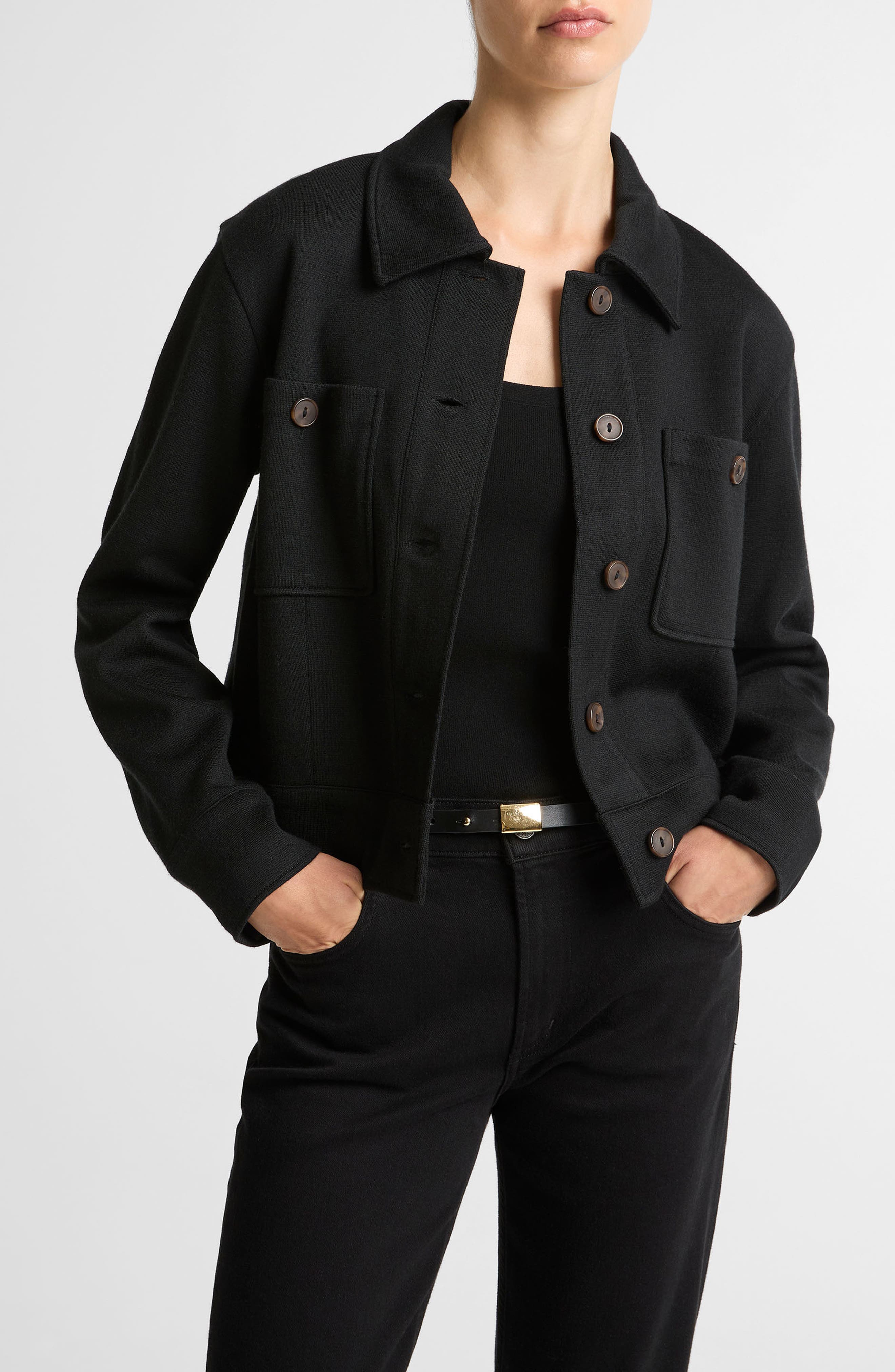 Ponte Knit Jacket - image 1