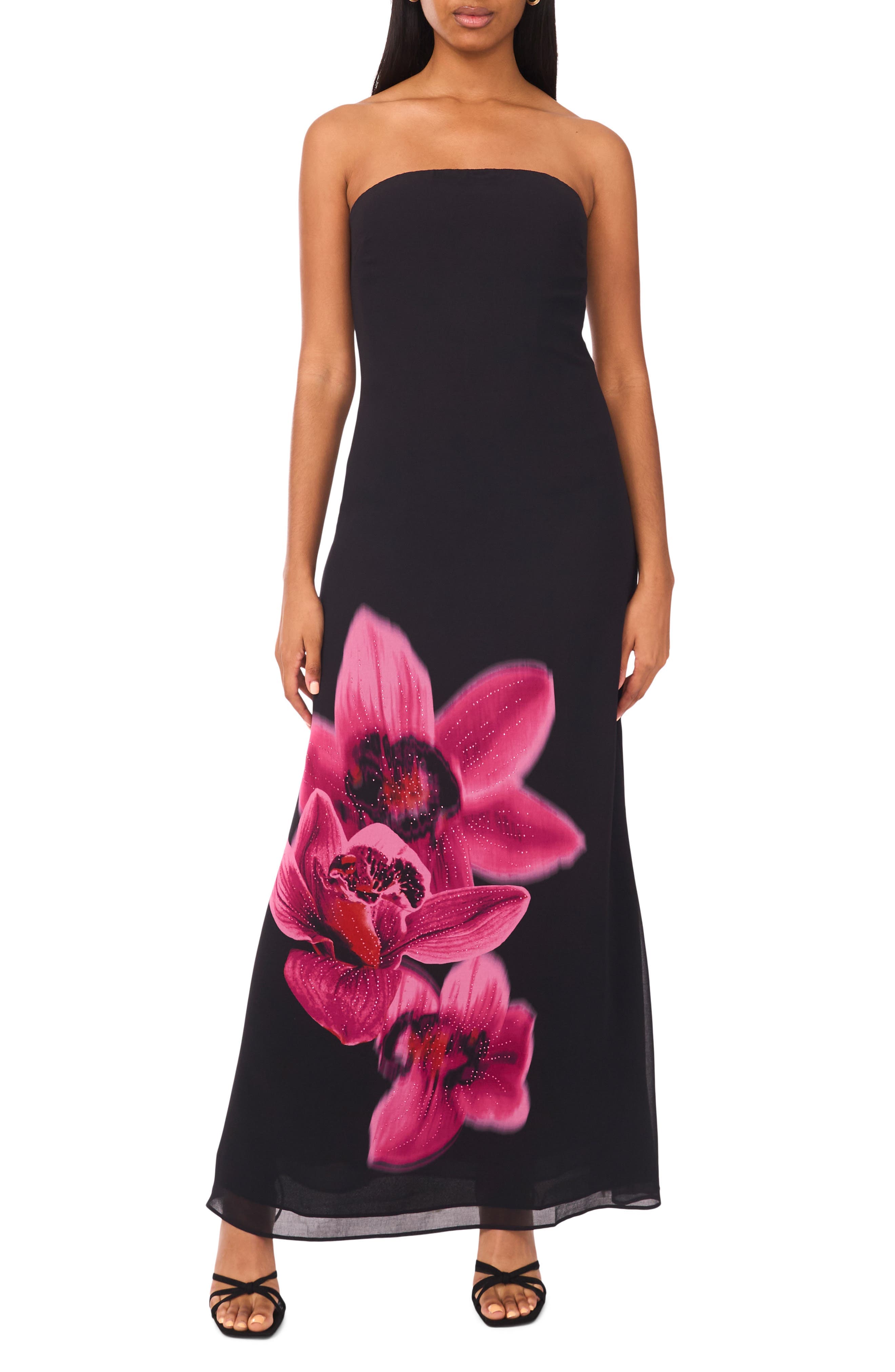 Strapless Maxi Dress - image 1